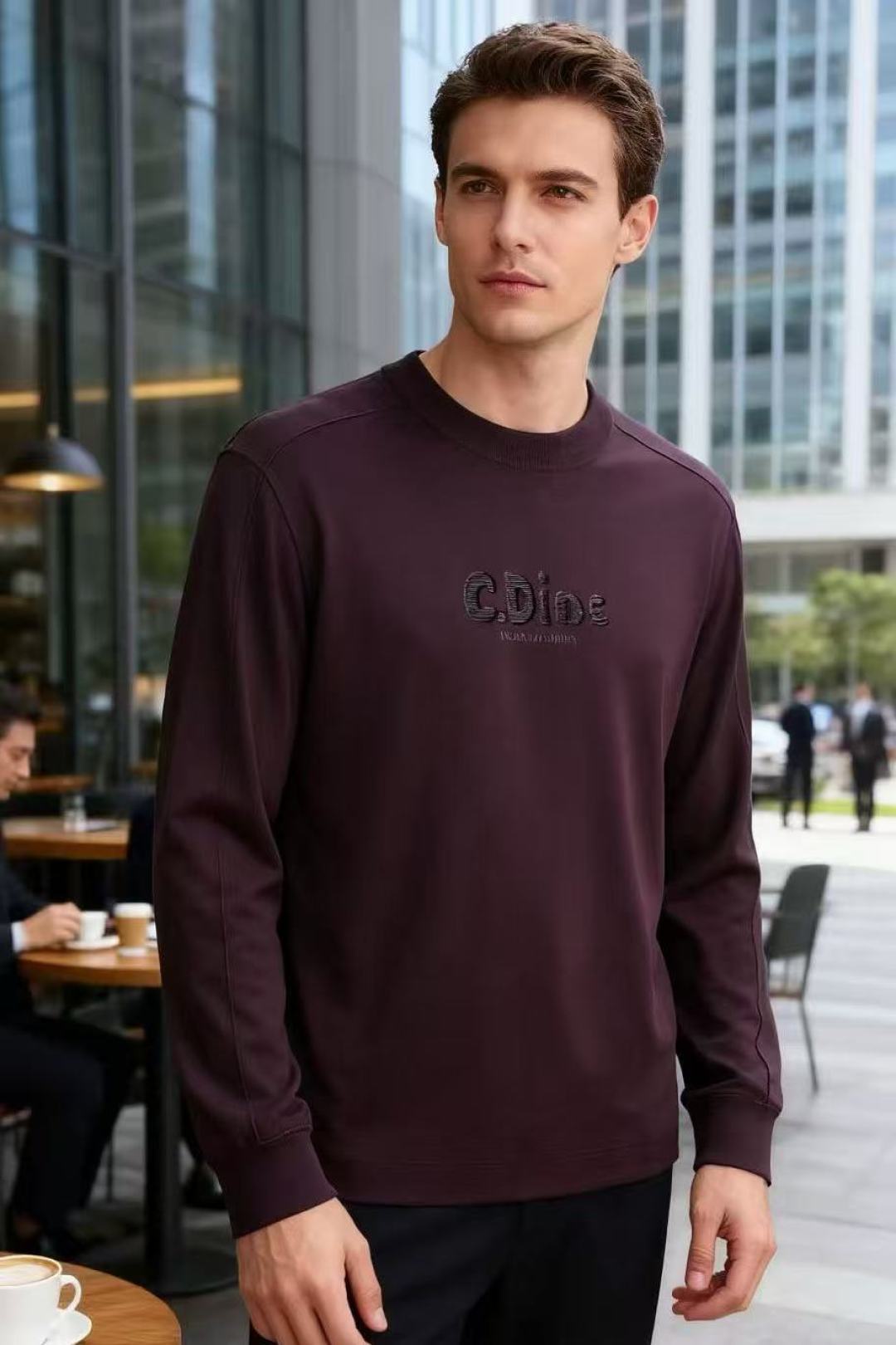 NO:526735,Dior. 25 autumn new fashion men's high-quality long-sleeved base shirt!  It uses high-end comfortable and warm fabrics, which are comfortable and warm, and can be anti-static and comfortable and smooth. The design details of the luxury classic custom letters are all high-end. The style is superb and crisp and stylish. It is a versatile street sports item. The upper body is low-key but luxurious. The must-have counter size M-3XL for trendy men, shipped the next day!  ,dior,alexander wang19860909迪奥. 25秋季新品时尚男士高品质长袖打底衫！采用高档舒适保暖面料,舒适保暖极佳 可防静电手感舒适顺滑 ,奢华经典定制字母LOGO设计细节之处尽显高级,版型超赞挺括有型 ,街头运动百搭单品,上身低调而不失奢华,潮男必备款专柜尺码M-3XL,隔天出货！,,dior,alexander wang,Men's clothing