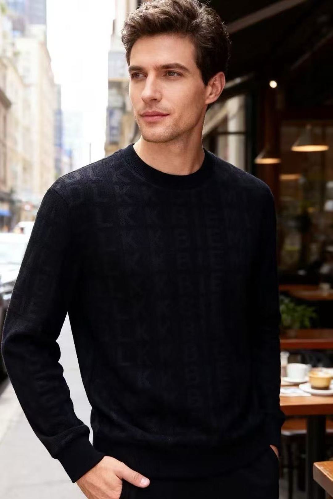 NO:529051,Barman. 25 new fashion and versatile long-sleeved sweatshirt for men in autumn!  It is made of comfortable and soft modal fabric, with the overall design full of letter jacquard patterns, and the design is recognizable with brand recognition. The round neck style is classic and versatile, suitable for creating an exquisite daily wear style. It can be matched with pants, jackets and other items from the same series of the brand to show the overall style of the brand. It can also be matched with simple bottoms separately to highlight the design sense. Size 46-56, shipped the next day!  , hoodie,sweatshirts,jackets & coats,alexander wang19860909巴尔漫. 25秋季男士新品时尚百搭长袖卫衣！采用舒适柔软莫代尔面料,整体布满字母提花图案,设计富有品牌辨识度,圆领款式经典百搭适合打造精致的日常穿搭风格,可搭配品牌同系列的裤子、外套等单品,展现品牌的整体格调,也可单独搭配简约下装,凸显设计感.尺码46-56,隔天出货！,,hoodie,sweatshirts,jackets & coats,alexander wang,Men's clothing