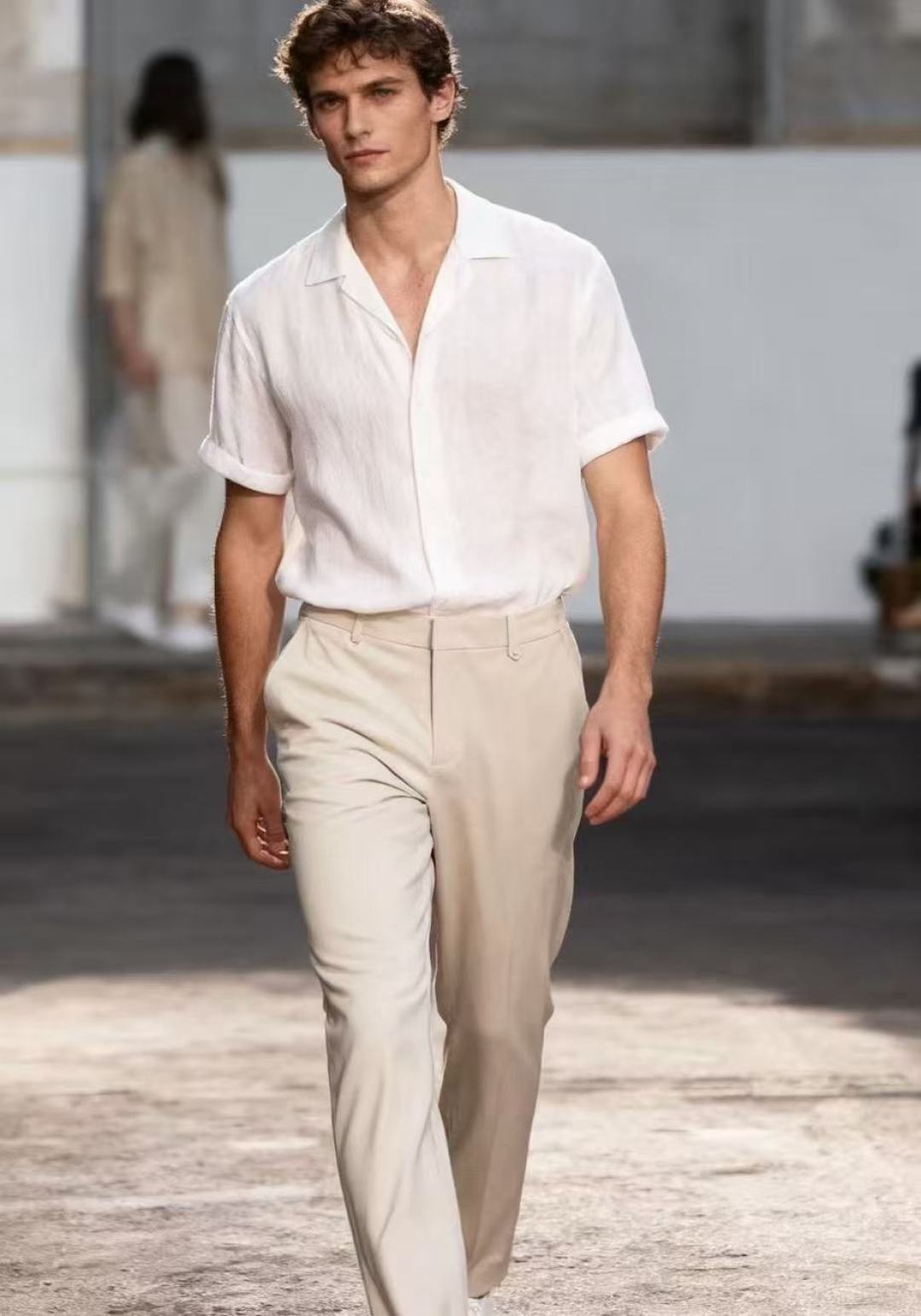 🔥杰尼*/Ze*na.2025秋季新款🆕时尚经典百搭休闲西裤👍采用雅赛尔天丝绵羊毛面料！简约的剪裁设计，