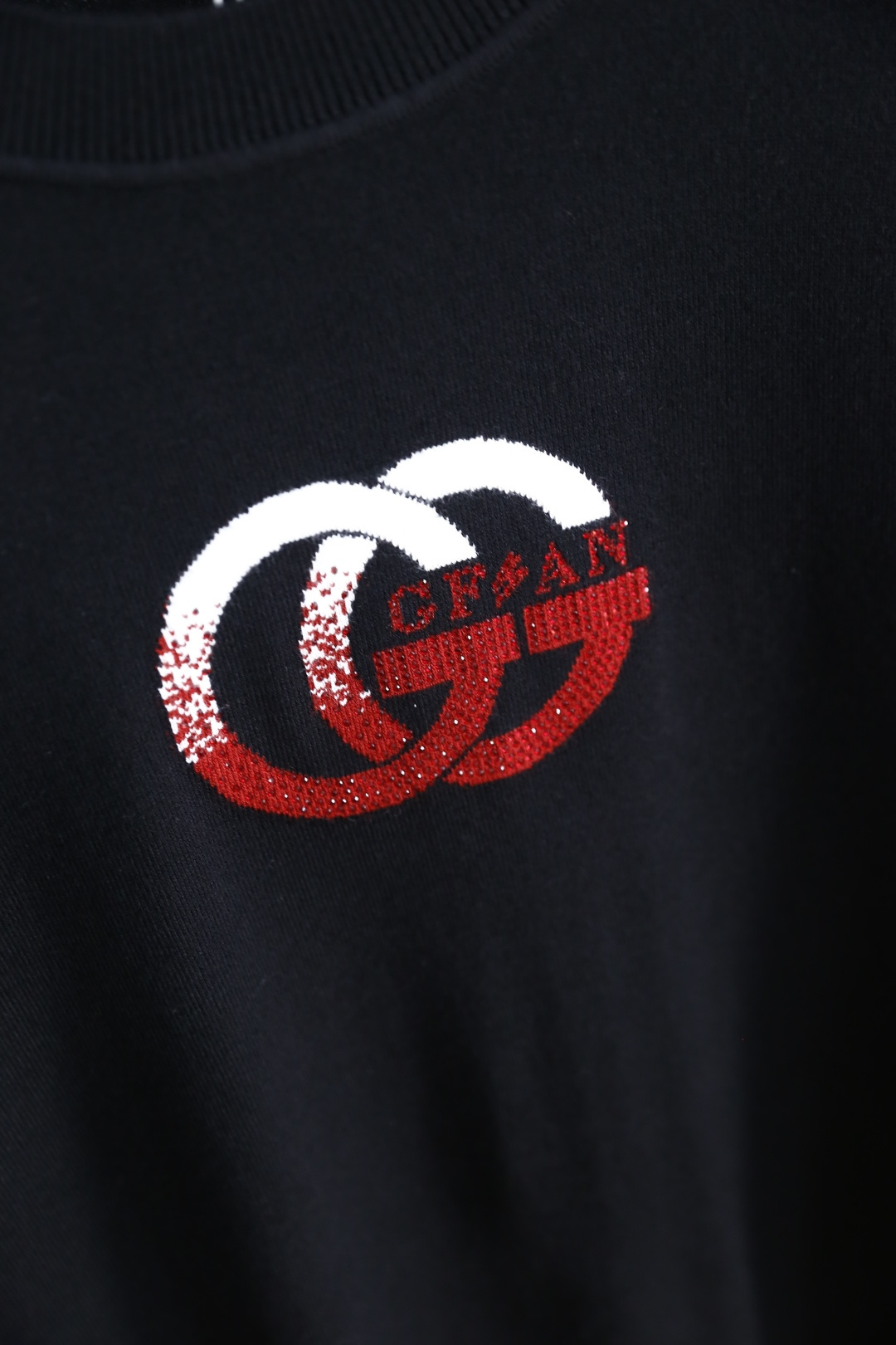 🔥古驰/Gu*ci.2025秋季新款🆕时尚男士圆领短袖针织衫！奢华经典定制LOGO设计！高级定制百搭款式