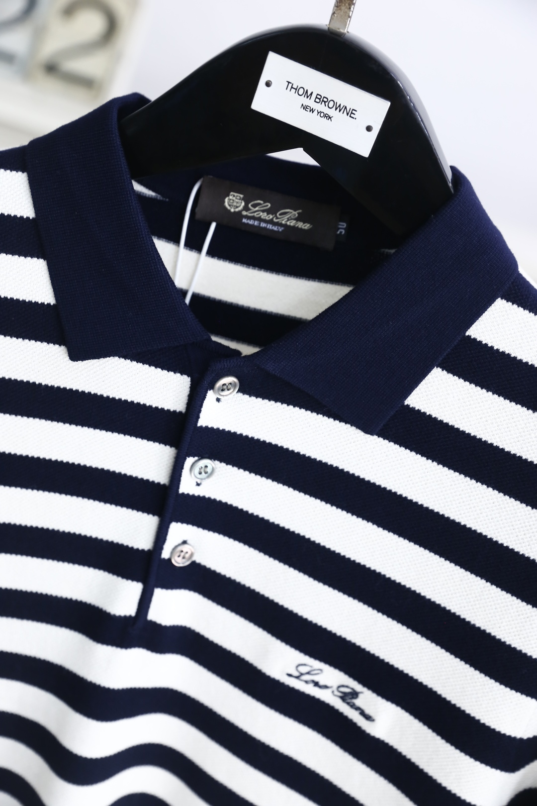 🔥lP🆕.2025秋季新品男士条纹翻领POLO针织衫👍🏼高级定制百搭款式 任何人都可以轻松驾驭 采用高档