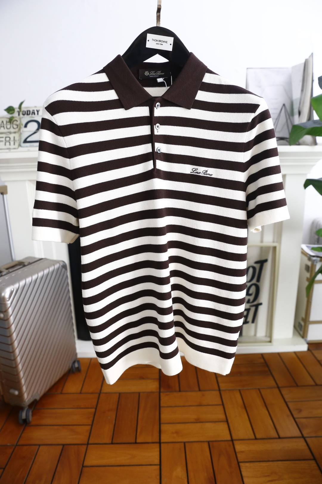 🔥lP🆕.2025秋季新品男士条纹翻领POLO针织衫👍🏼高级定制百搭款式 任何人都可以轻松驾驭 采用高档