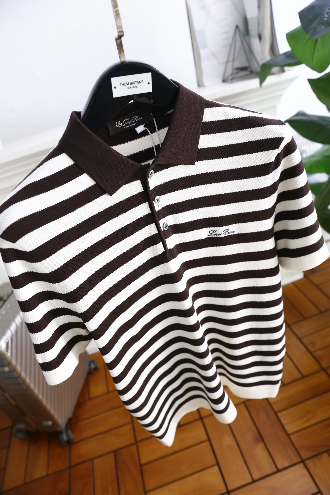 🔥lP🆕.2025秋季新品男士条纹翻领POLO针织衫👍🏼高级定制百搭款式 任何人都可以轻松驾驭 采用高档