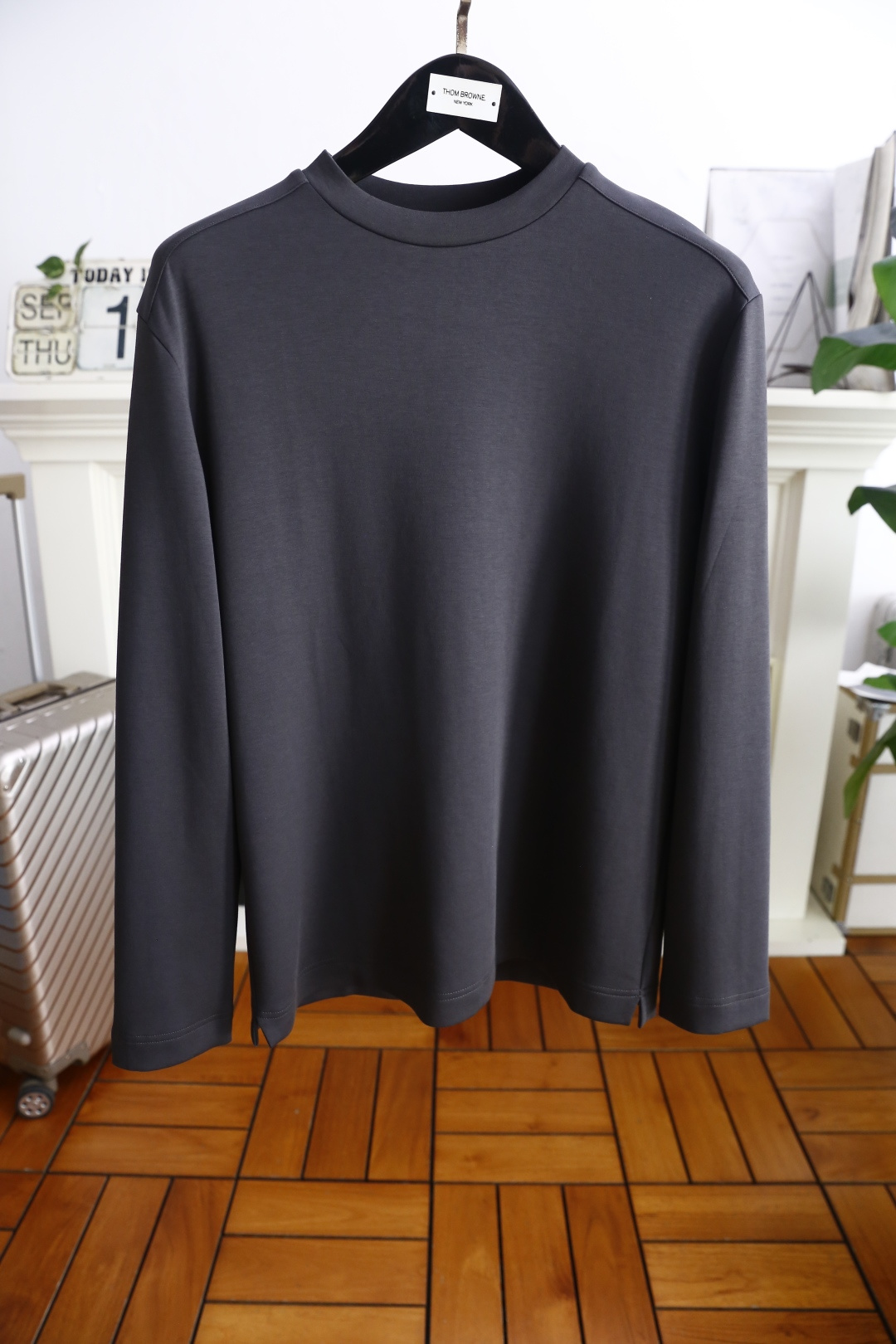 🔥杰尼*/Ze*na.2025秋季新品！时尚男士长袖圆领上衣！采用舒适天丝棉面料👍质感平整顺滑，风格偏向