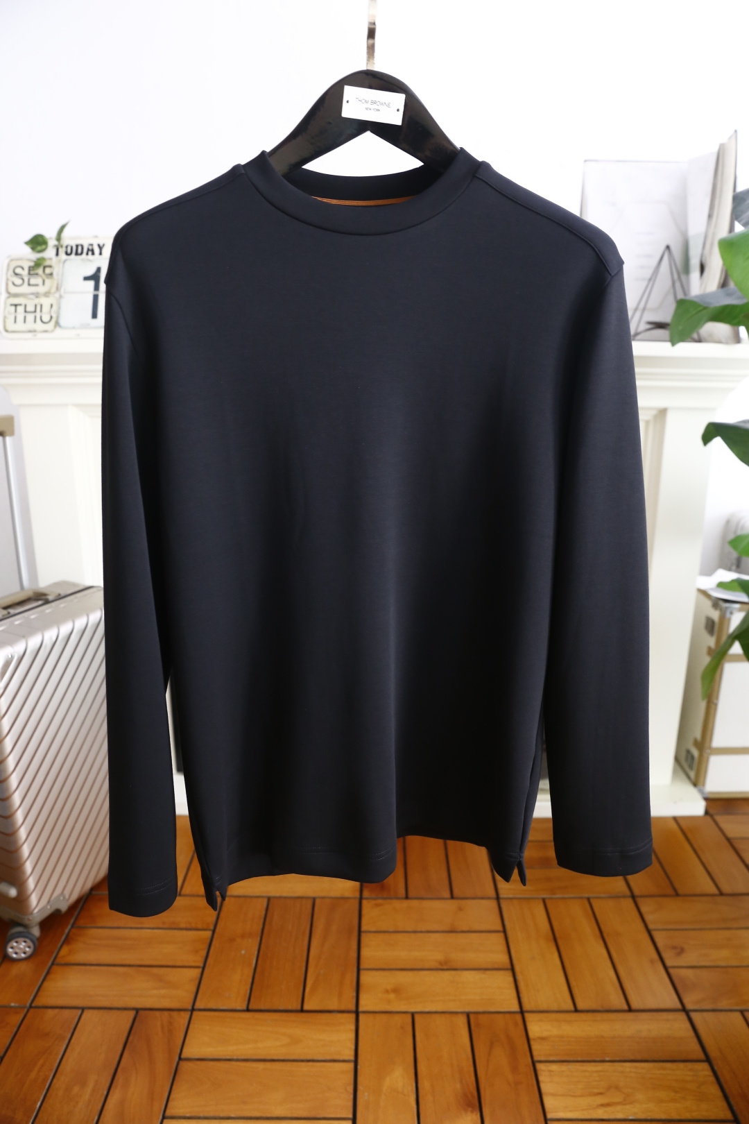 🔥杰尼*/Ze*na.2025秋季新品！时尚男士长袖圆领上衣！采用舒适天丝棉面料👍质感平整顺滑，风格偏向