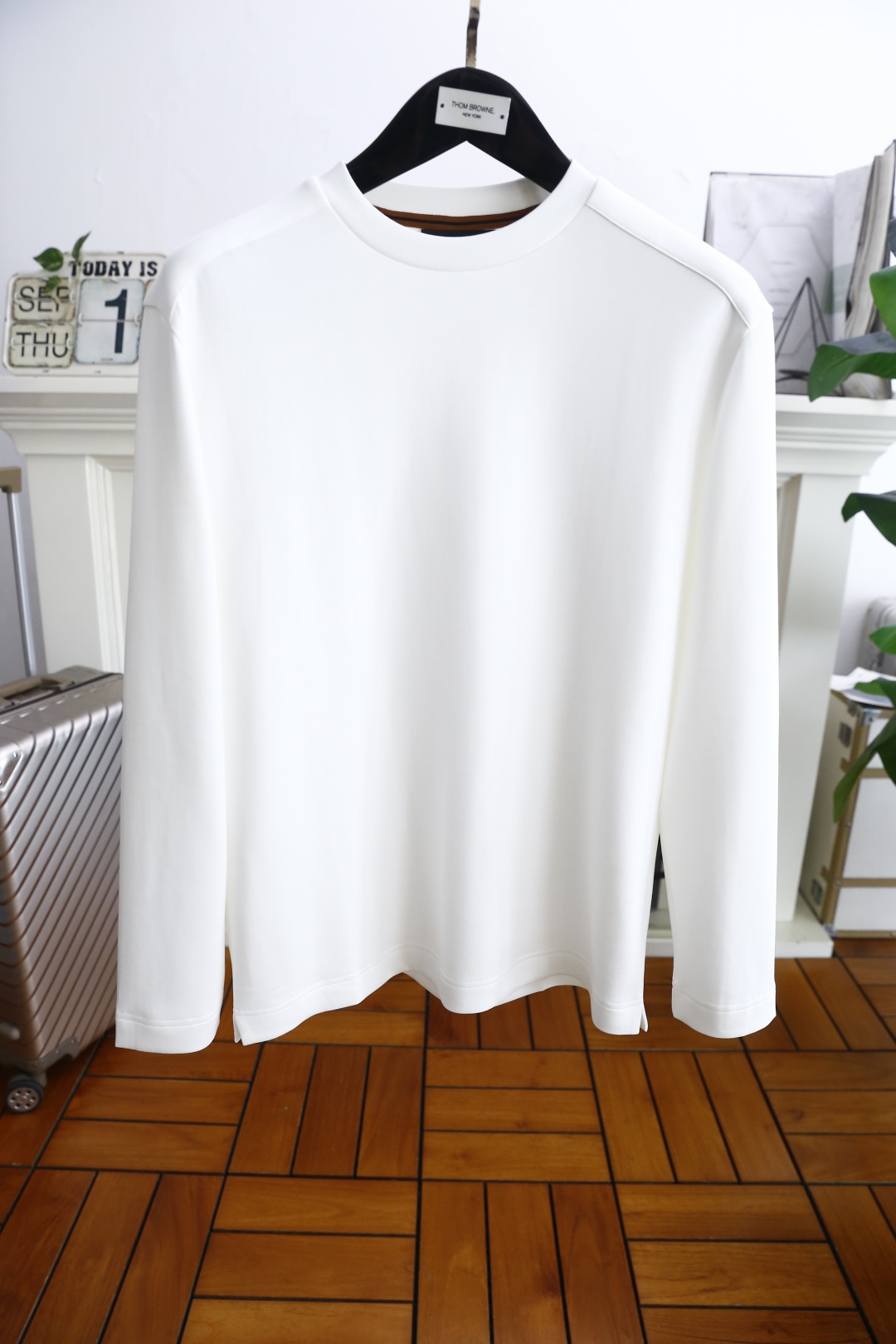 🔥杰尼*/Ze*na.2025秋季新品！时尚男士长袖圆领上衣！采用舒适天丝棉面料👍质感平整顺滑，风格偏向