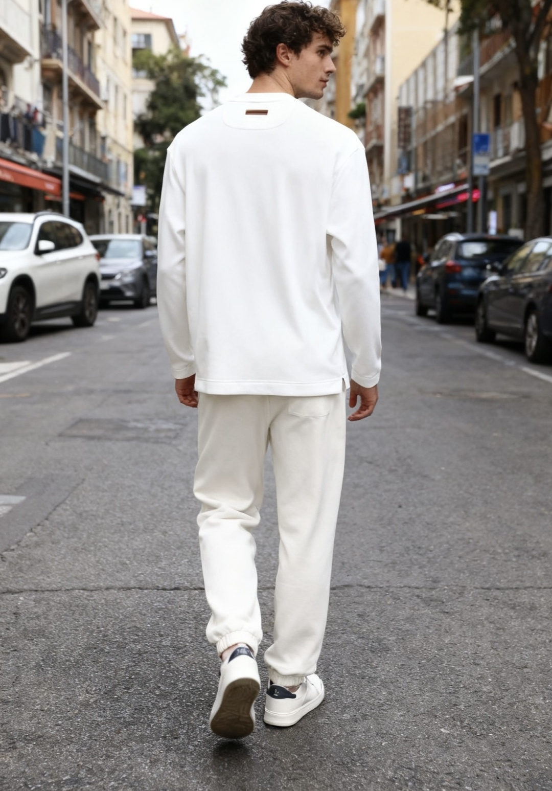 🔥杰尼*/Ze*na.2025秋季新品！时尚男士长袖圆领上衣！采用舒适天丝棉面料👍质感平整顺滑，风格偏向