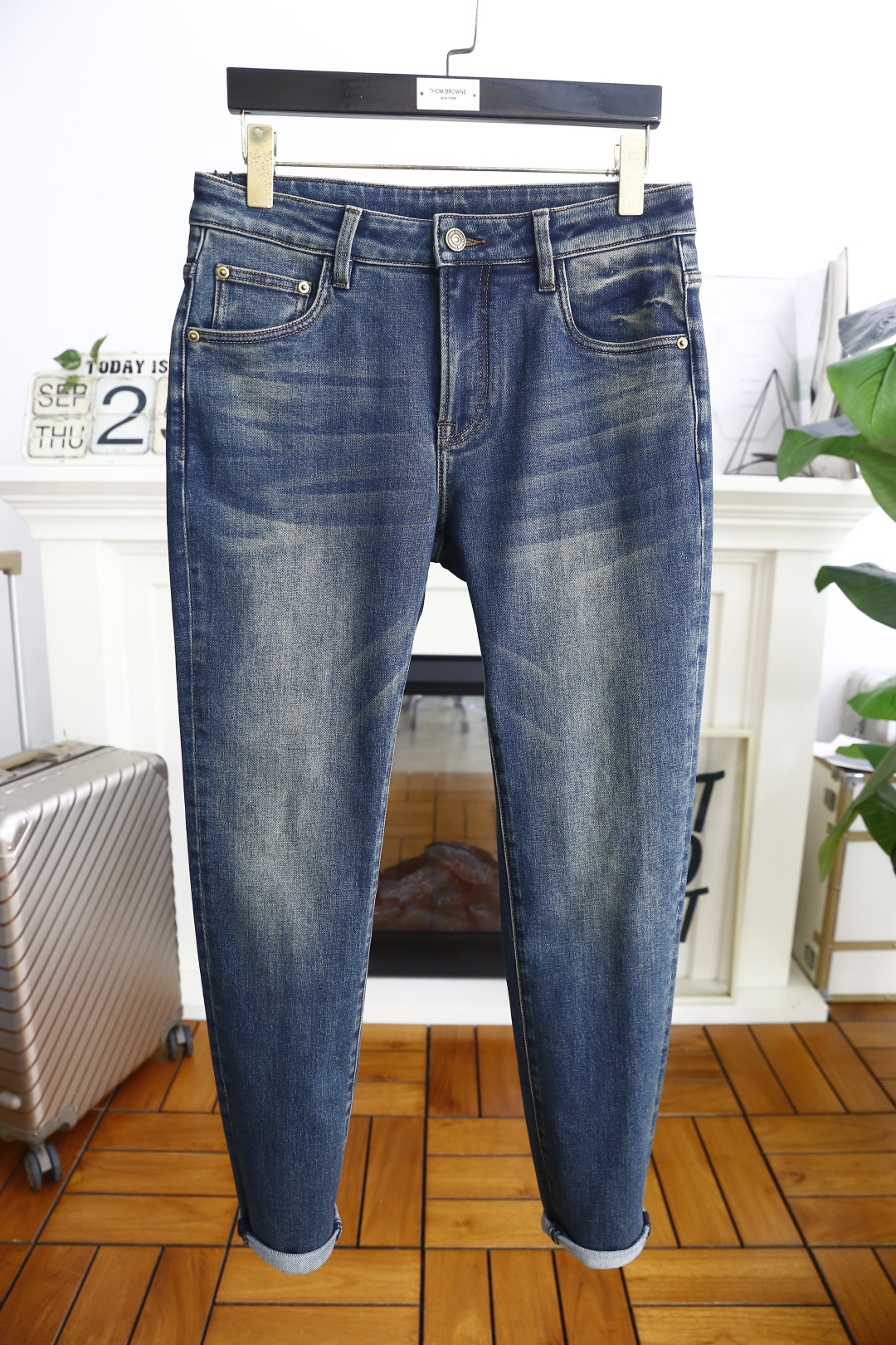 🔥保罗.2025秋季新品原单高端男士牛仔裤！奢华经典品牌LOGO配饰 身穿着非常舒适 低调不失奢华 穿出