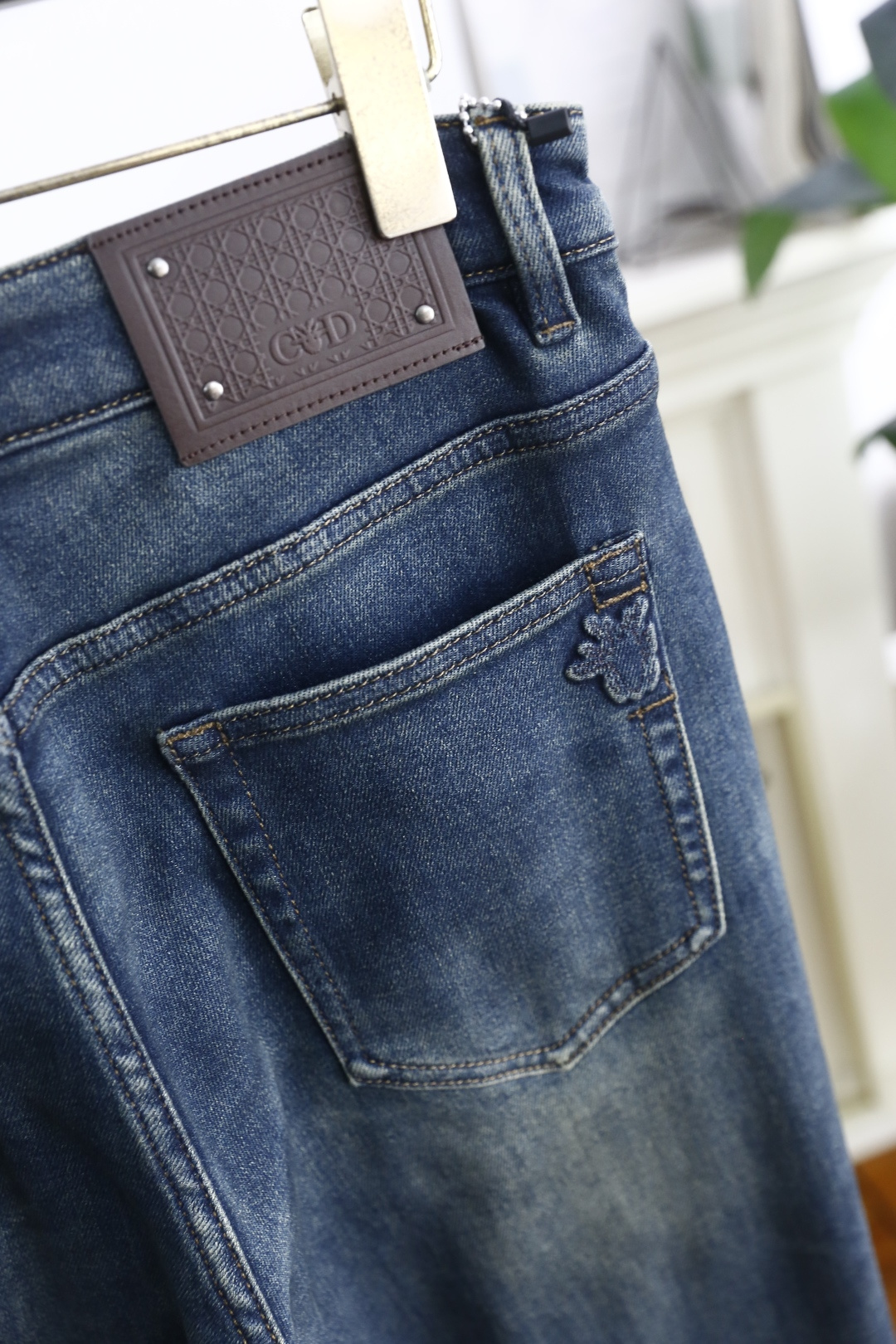 🔥迪奥/Christian Di*r.2025秋季新品原单高端男士牛仔裤！奢华经典品牌LOGO配饰 身穿