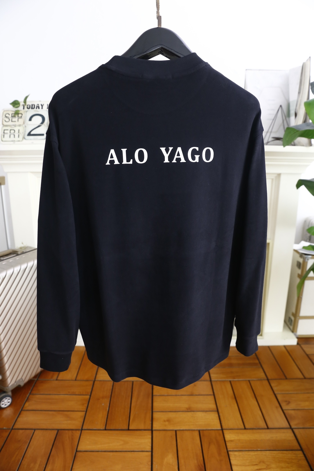 🔥alo.2025秋季新品男士套头卫衣！奢华经典定制字母LOGO搭配👍🏼采用高档顶级🔝面料，舒适保暖极佳