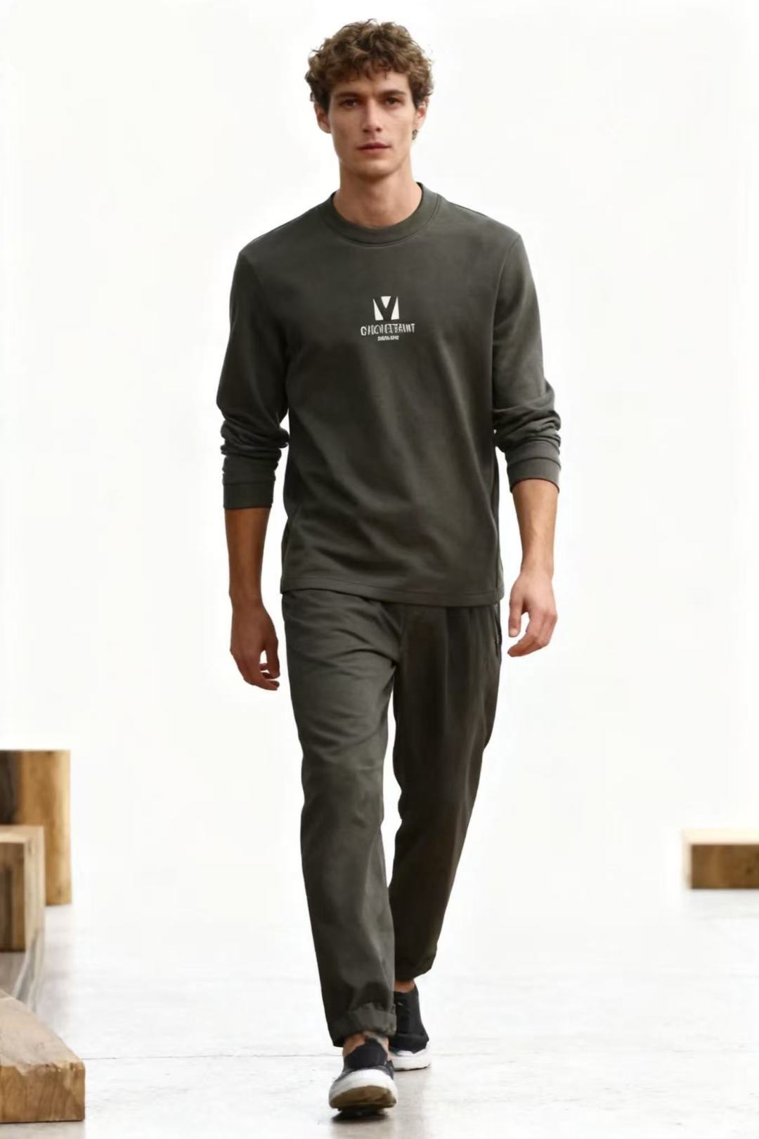 🔥纪梵*/Given*hy.2025秋季新品！时尚男士长袖圆领上衣！采用舒适棉面料👍质感平整顺滑，风格偏