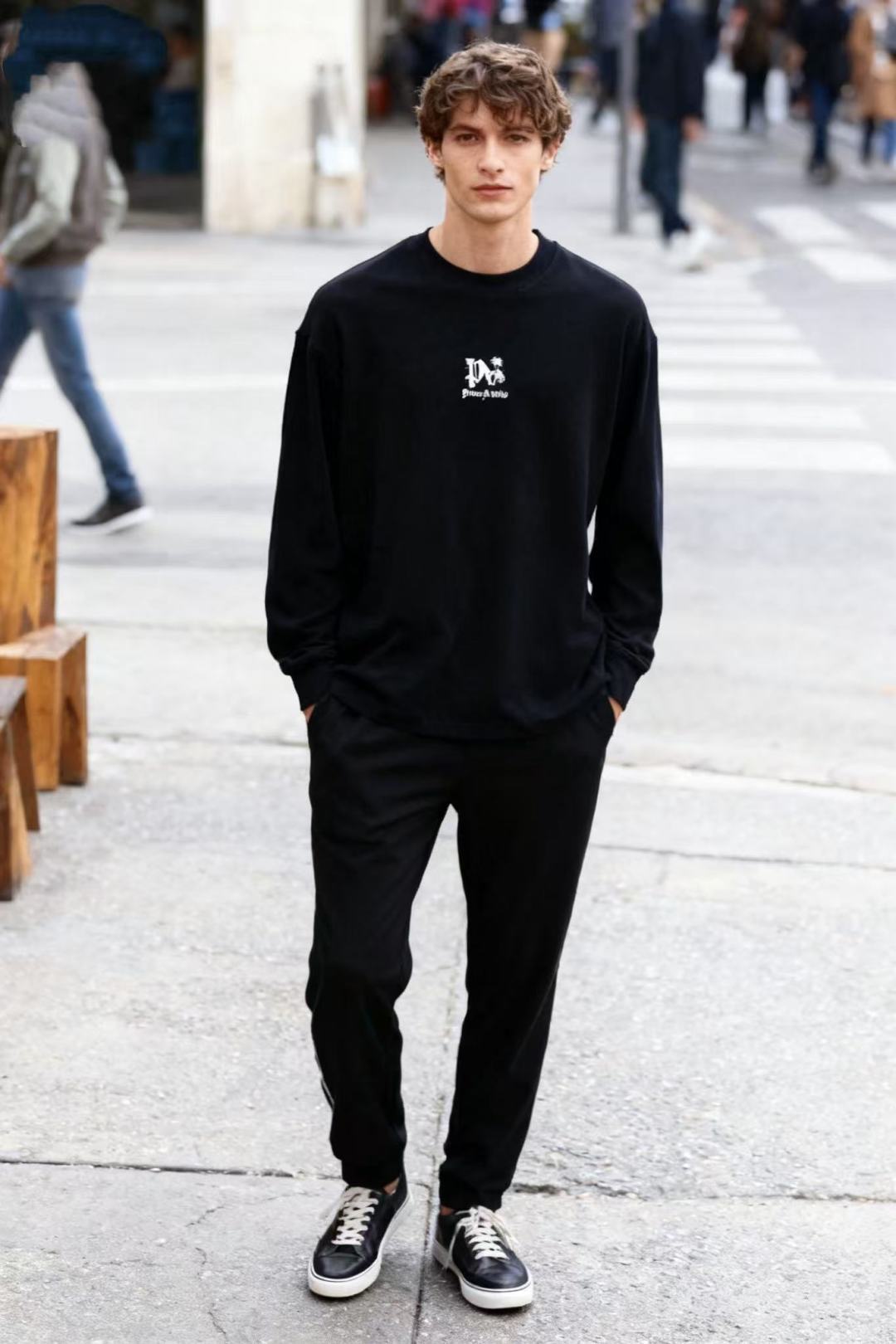 🔥纪梵*/Given*hy.2025秋季新品！时尚男士长袖圆领上衣！采用舒适棉面料👍质感平整顺滑，风格偏