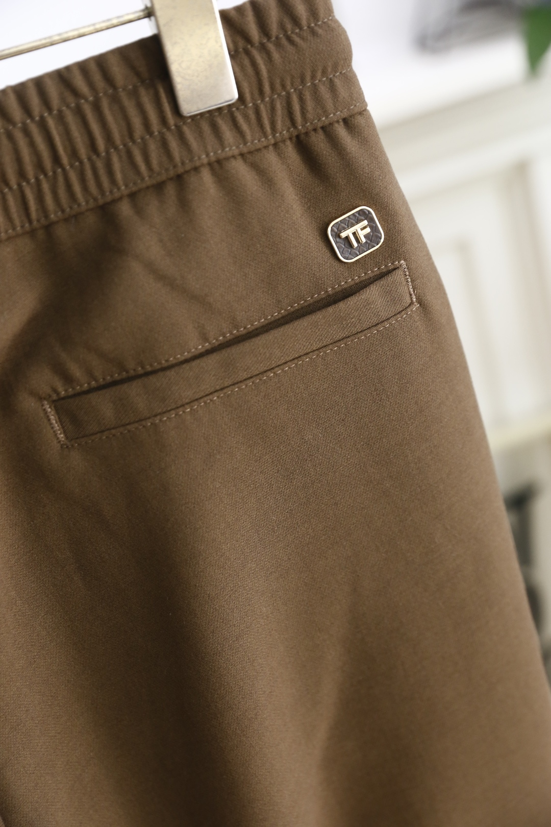 🔥TF.26秋季时尚新品男士休闲裤！采用进口舒适透气面料，奢华品牌经典字母图案设计 上身随意舒服！松紧腰