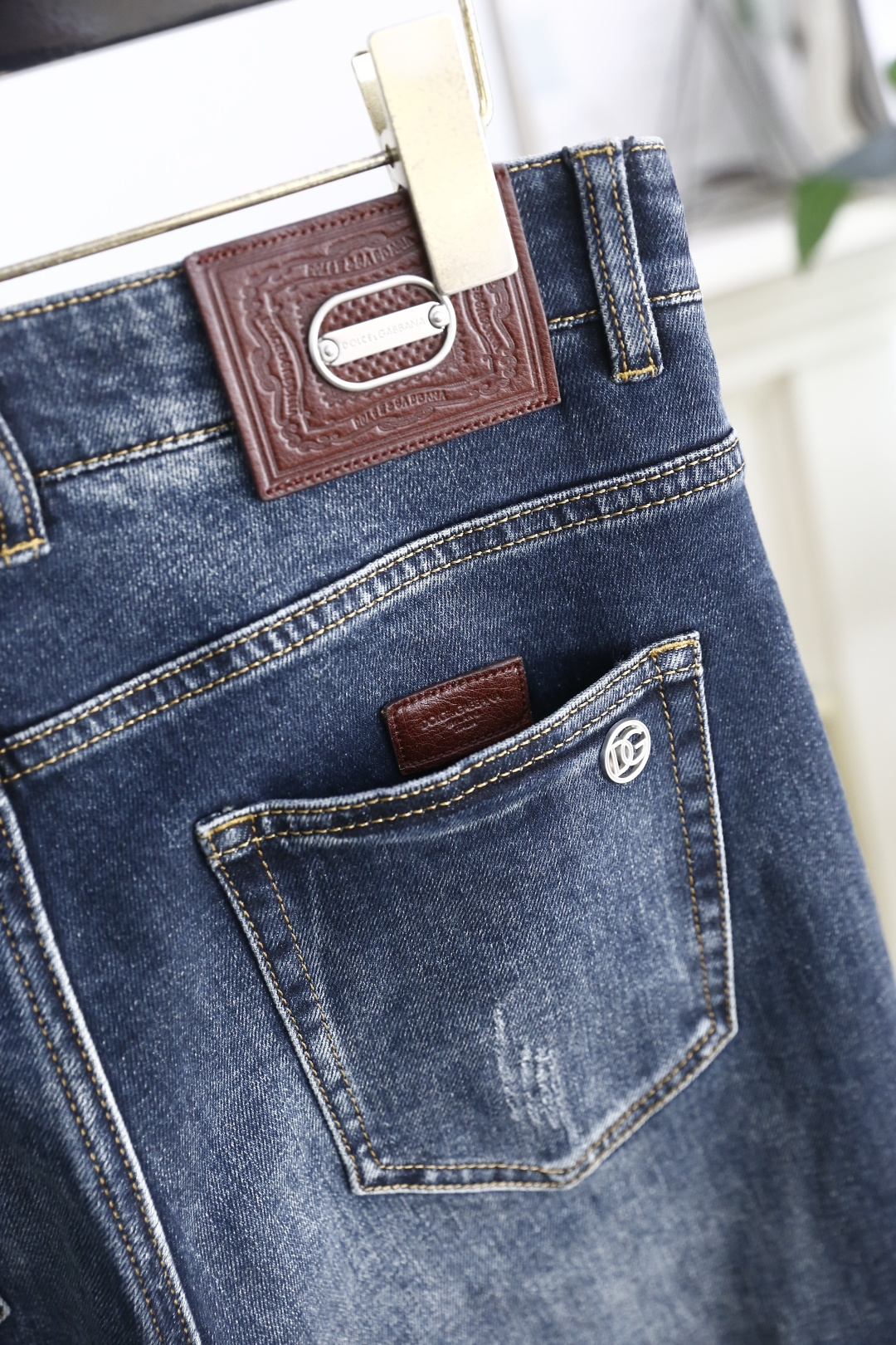 🔥杜嘉班纳/Dolce & Gabbana.25秋季新品时尚男士牛仔裤👖采用客供水洗弹力牛仔裤！奢华经典