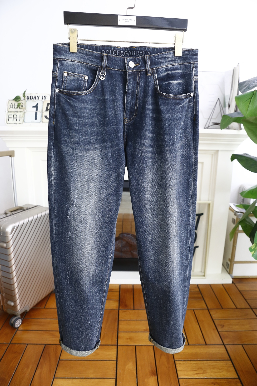 🔥杜嘉班纳/Dolce & Gabbana.25秋季新品时尚男士牛仔裤👖采用客供水洗弹力牛仔裤！奢华经典