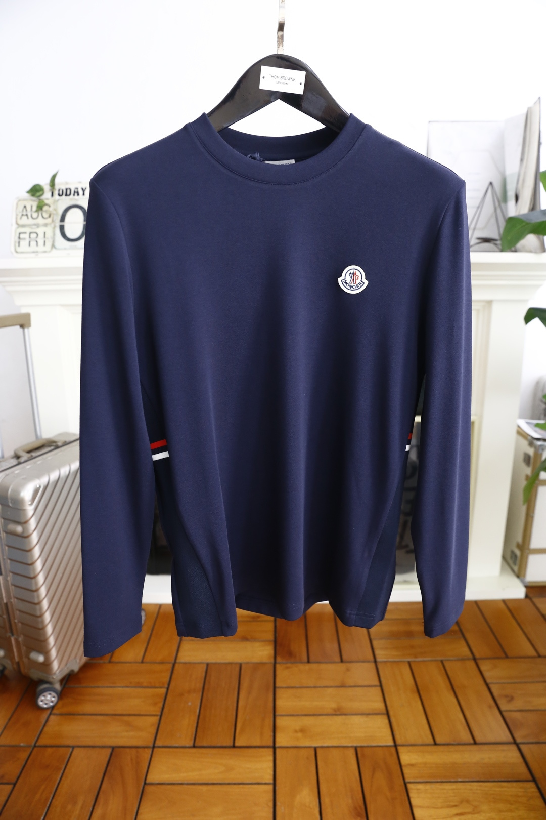 🔥蒙口/Mon*ler.25秋季新品男士打底长袖衫！经典圆领设计！胸前品牌原版LOGO搭配🔥采用舒适柔软