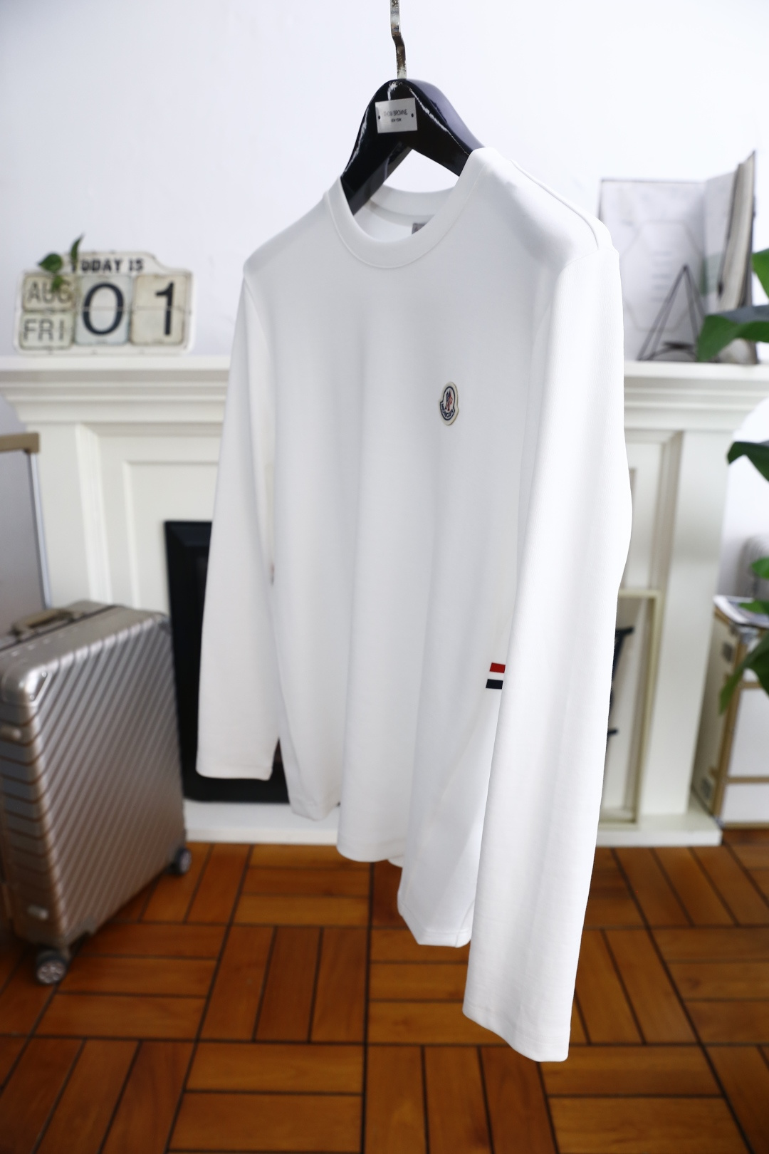 🔥蒙口/Mon*ler.25秋季新品男士打底长袖衫！经典圆领设计！胸前品牌原版LOGO搭配🔥采用舒适柔软