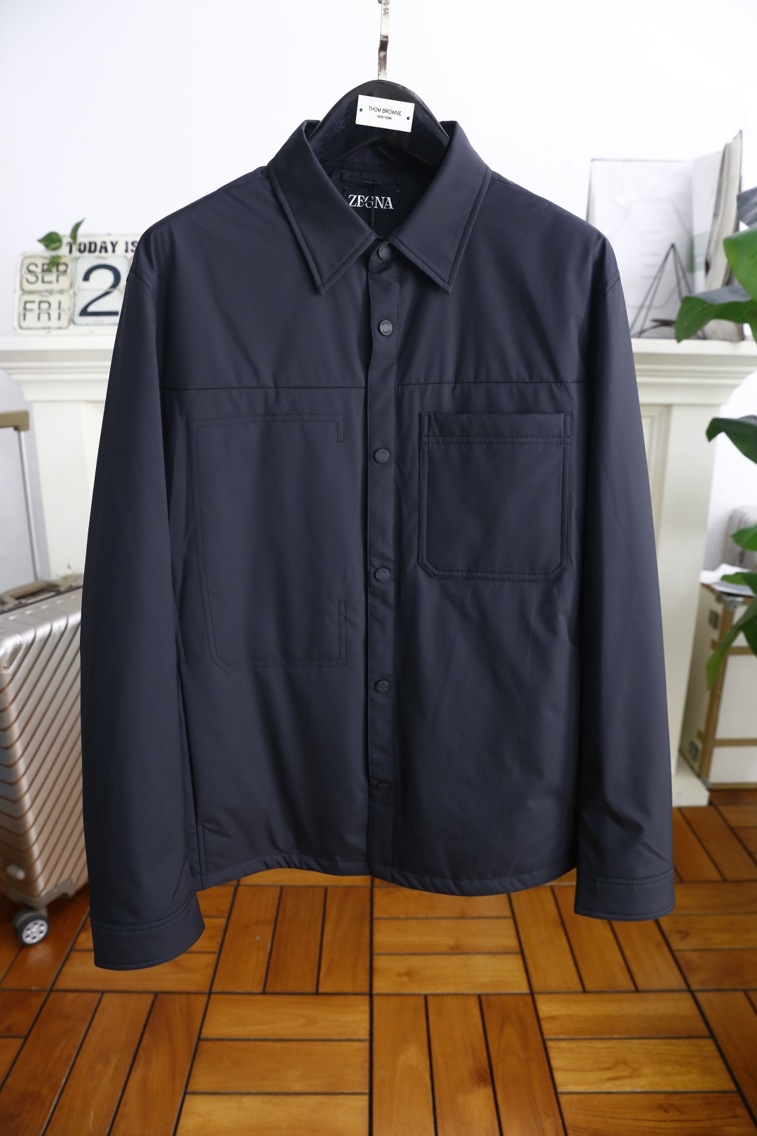 🔥杰尼亚/Ze*na.2025秋季新款🆕时尚男士翻领外套👍🏼奢华品牌经典元素设计👍高级定制 任何人都可以