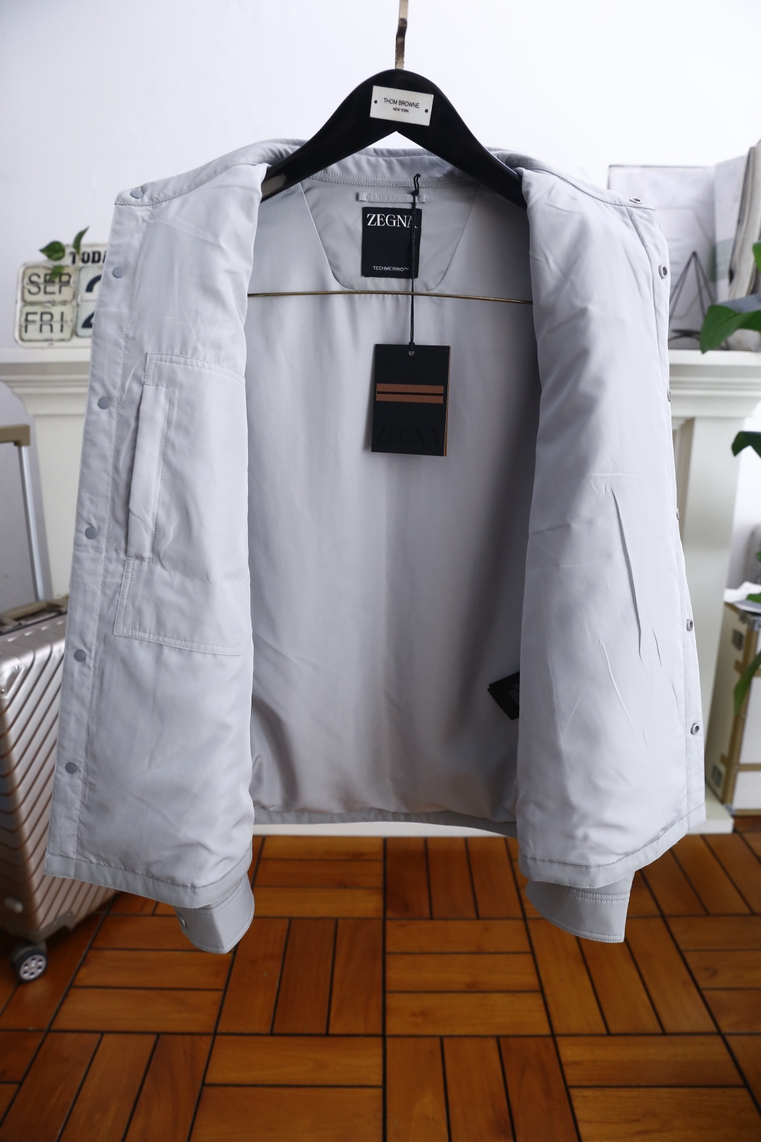 🔥杰尼亚/Ze*na.2025秋季新款🆕时尚男士翻领外套👍🏼奢华品牌经典元素设计👍高级定制 任何人都可以