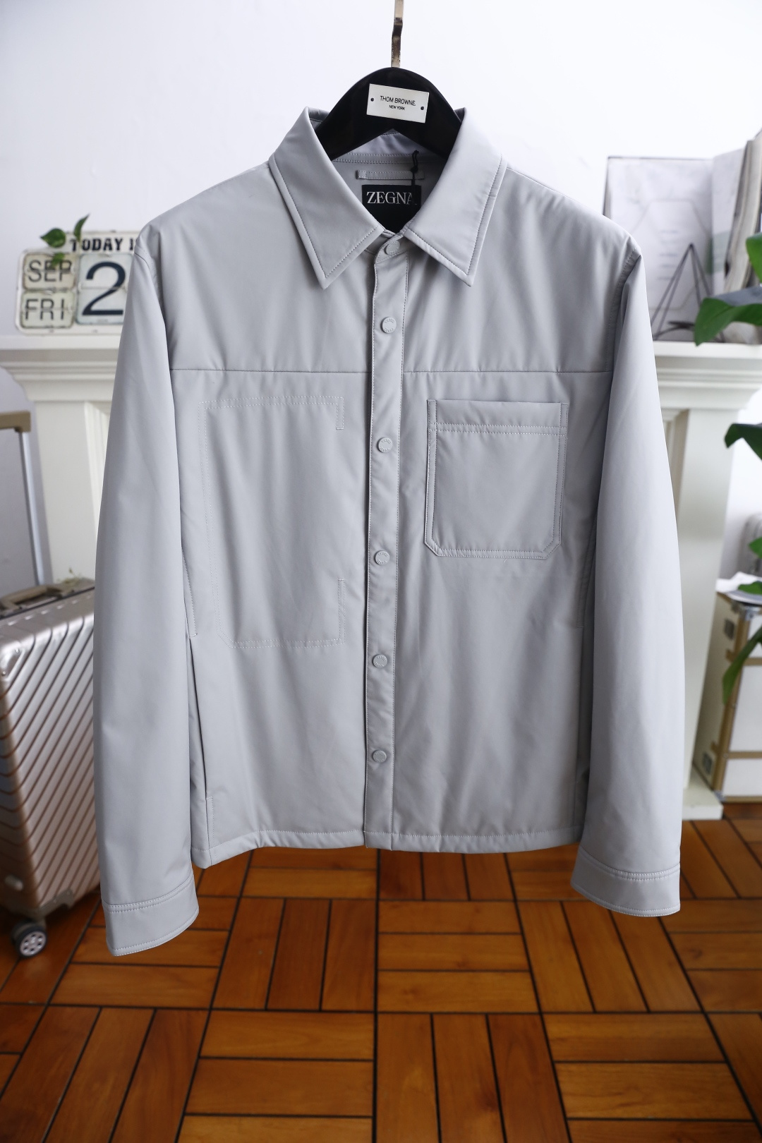 🔥杰尼亚/Ze*na.2025秋季新款🆕时尚男士翻领外套👍🏼奢华品牌经典元素设计👍高级定制 任何人都可以