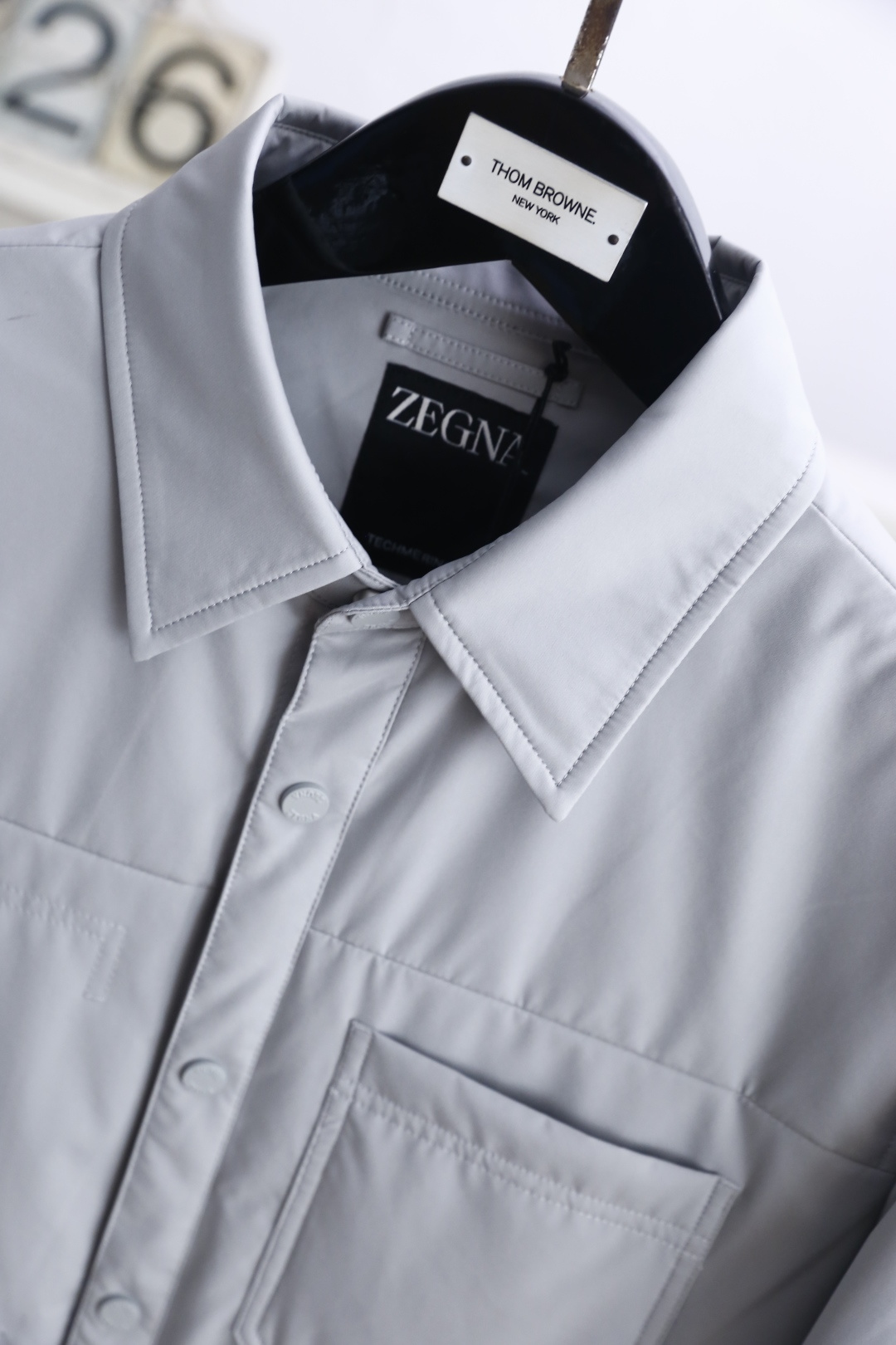 🔥杰尼亚/Ze*na.2025秋季新款🆕时尚男士翻领外套👍🏼奢华品牌经典元素设计👍高级定制 任何人都可以