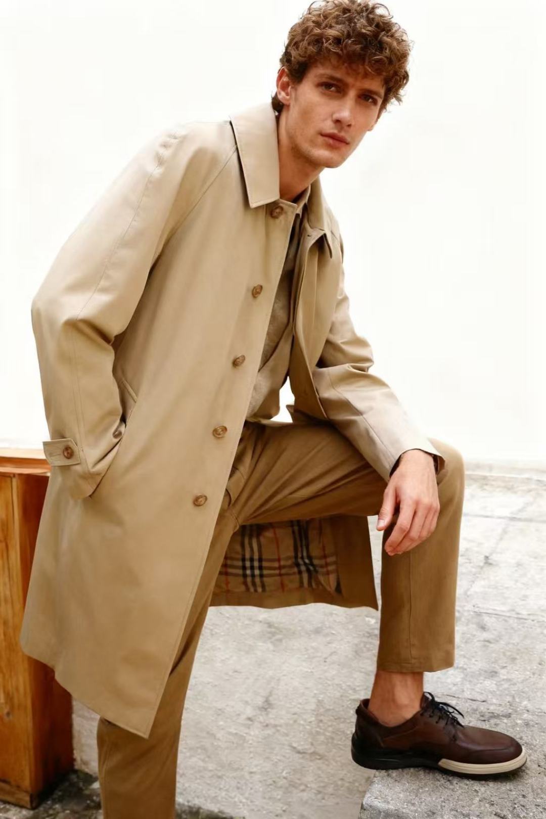 🔥巴宝丽/Burb*rry.25秋季新品时尚长款风衣🧥专柜Gw同步👍市场最高品质‼️奢华经典品牌原版复刻