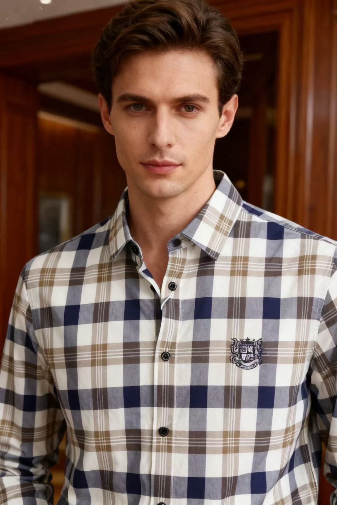 NO:596187,Burberry/Burb*rry. 25 new autumn men’s fashion classic plaid shirt is super handsome!  The same item from European counters, versatile!  Luxurious classic brand elements are designed with fashionable buttons, which not only create a dazzling luxury effect, but also show the super charm of top brands. The custom-made imported fabrics are made of high-weight materials and have a very delicate texture. The details and craftsmanship are exquisite. The accessories are all supplied by foreign customers. It is a highly fashionable single product. Its appearance on the street is absolutely eye-catching. It is a perfect piece of equipment!  Counter sizes 48-56, shipped the next day!  ,,burberry,burberry,shirts,alexander wang19860909巴宝丽/Burb*rry. 25秋季新品男士时尚经典格子衬衫上身超帅！欧洲专柜同款单品,随意百搭！奢华经典品牌元素设计时尚纽扣搭配出流光溢彩奢华效果的同时更显现顶级品牌的超级魅力所在,客供进口定制面料高克重材质,质感非常细腻,细节工艺精湛考究,辅料皆为外商客供,塑造性极高的一款单品,出街造型绝对招眼吸睛,万里挑一的绝佳装备！专柜尺码48-56,隔天出货！,,burberry,burberry,shirts,alexander wang,Men's clothing