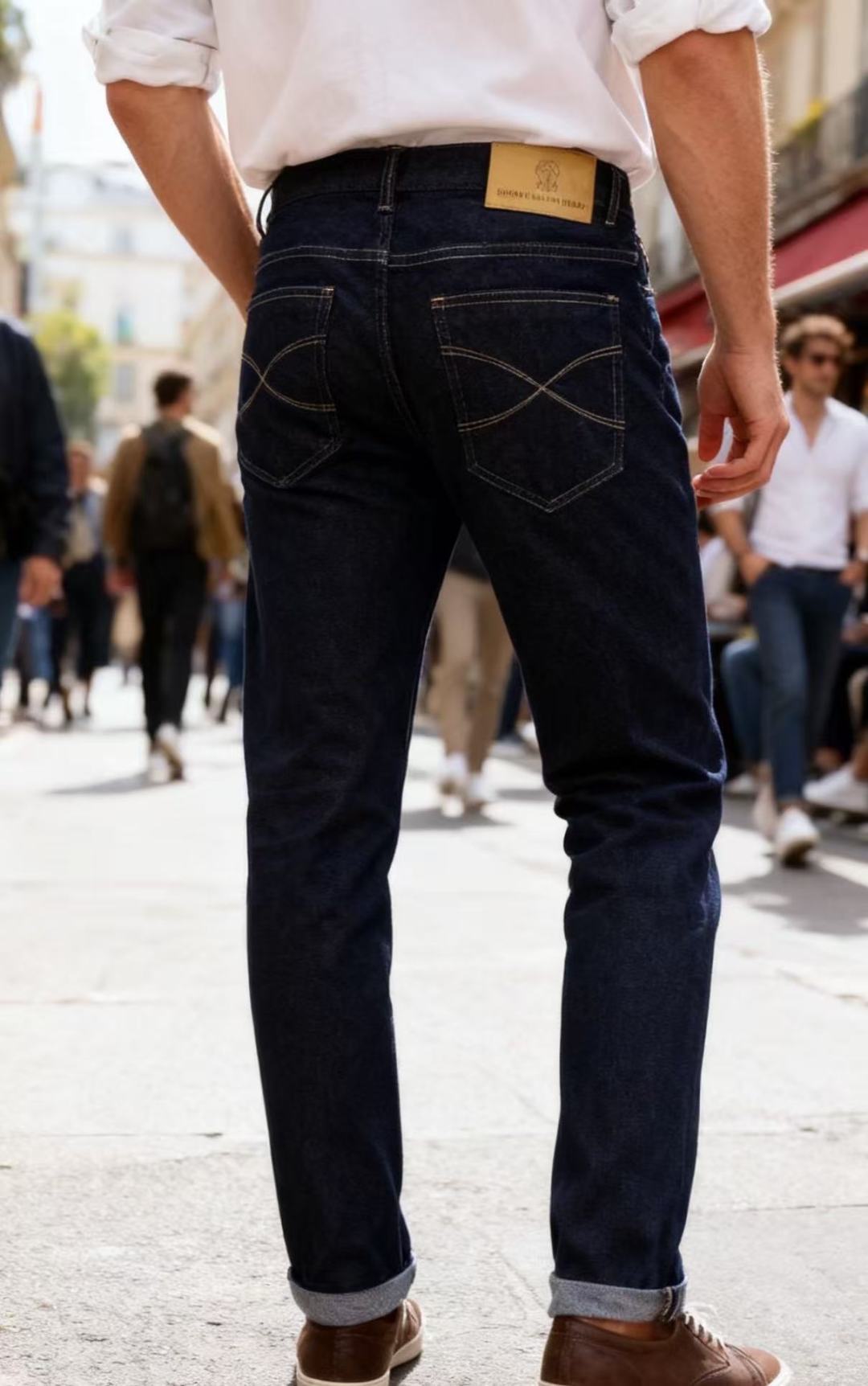 NO:596185,Bc. 25 new autumn fashion men's jeans are made of customer-washable stretch jeans!  Luxury classic brand original logo design!  Therefore, the fashion trend has become one of the biggest selling points and the price-performance ratio is extremely high. There is no confusion or trouble about color conflict. Such a high-end jeans with rich inner fabrics are absolutely fashionable, casual and versatile!  A must-have for trendy men!  Counter sizes 30-38, 35 available!  Ships next day!  ,,jeans,alexander wang19860909Bc. 25秋季新品时尚男士牛仔裤采用客供水洗弹力牛仔裤！奢华经典品牌原版Logo设计！时尚潮流因此已成为最大卖点之一而性价比又极高,没有颜色冲突的困惑或困扰,这么一款丰富内练高端牛仔裤,绝对时尚休闲百搭款！潮男必备！专柜尺码30-38,有35！隔天出货！,,jeans,alexander wang,Men's clothing