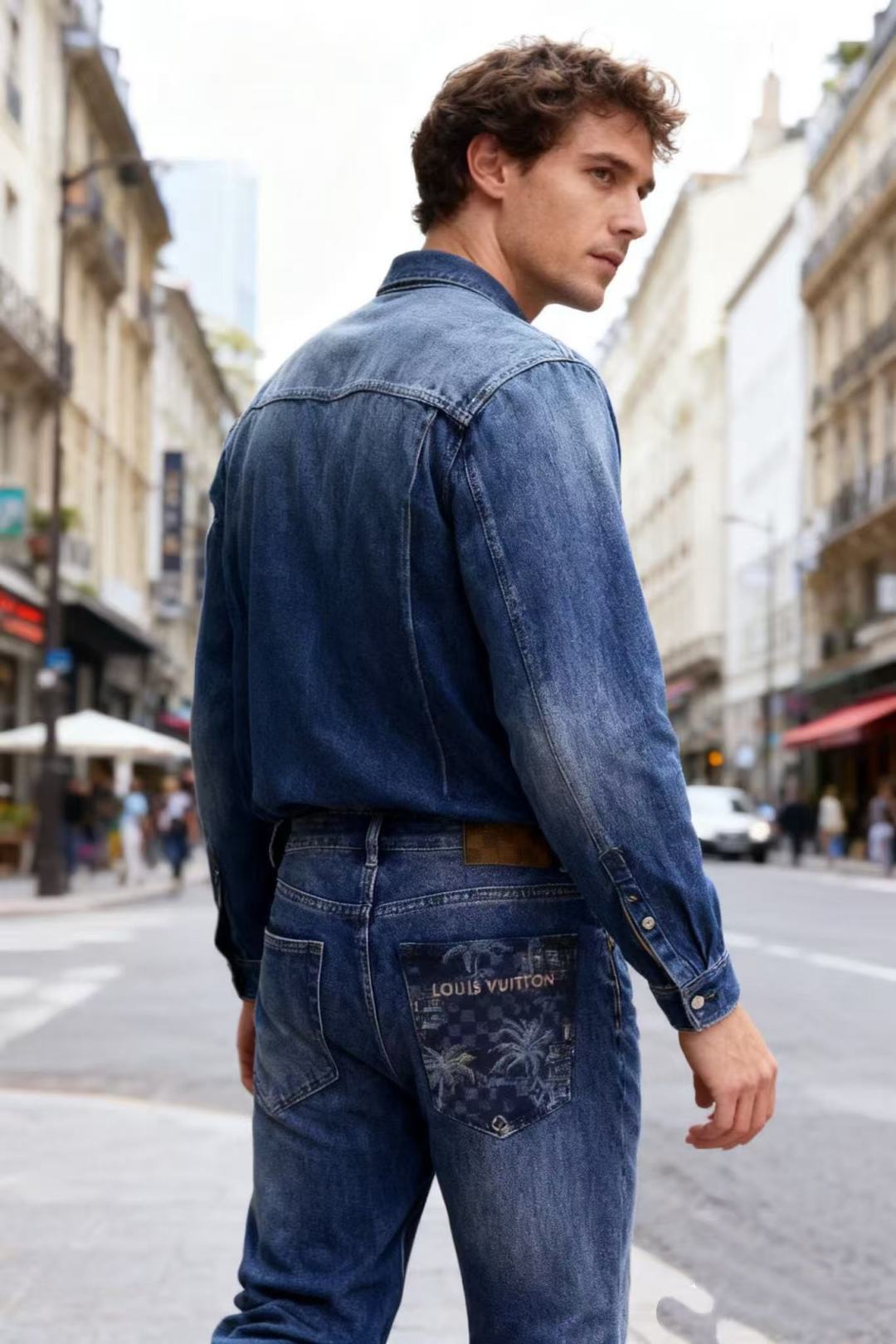 NO:596599,Louis Vuit*/Lv. Autumn new original high-end men’s jeans!  Luxurious and classic brand letter LOGO accessories. Very comfortable to wear. Low-key yet luxurious. Very classy to wear. Needless to say the style and tailoring of the pants. The upper body is exquisite and high-end, made of top-quality materials. The real denim is made of high-end top-quality washed denim fabrics. The quality is outstanding. After heavy washing, the pants are very soft!  Don't be picky, the upper body is absolutely stylish and extremely luxurious. The counter sizes are 29-38, no 35/37!  Ships next day!  ,,louis vuitton,louis vuitton,jeans,alexander wang19860909路易威*/Lv. 秋季新品原单高端男士牛仔裤！奢华经典品牌字母LOGO配饰 身穿着非常舒适 低调不失奢华 穿出去非常有档次 裤型款式和裁剪亦无需多言 上身精致跃然高档一等一顶级质料 真正殿堂级的牛仔布选用 高档顶级洗水牛仔面料,品质卓然,经过重水洗使得裤子很柔软！不挑人 上身绝对的有型 极度奢华. 专柜尺码29-38,无35/37！隔天出货！,,louis vuitton,louis vuitton,jeans,alexander wang,Men's clothing