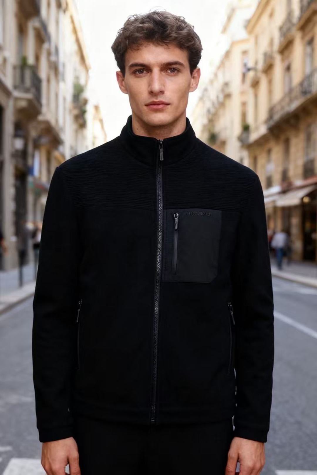 NO:599966,Ermenegildo Zegna. New products for autumn 2025!  Stylish men's stand collar zipper jacket!  Comfortable and versatile!  A very popular item!  The luxurious customized LOGO is made of comfortable and warm fabrics with high weight. The texture is very delicate, the details are exquisite and the workmanship is exquisite. The accessories are all supplied by foreign merchants. It is a highly fashionable item. The appearance on the street is absolutely eye-catching. It is an excellent piece of equipment!  Counter sizes M-3XL, shipped the next day!  ,,zegna,jackets & coats,alexander wang19860909杰尼亚. 2025秋季新品！时尚男士立领拉链夹克！舒适百搭！人气极高的一款单品！奢华定制LOGO搭配采用舒适保暖面料高克重材质,质感非常细腻,细节工艺精湛考究,辅料皆为外商客供,塑造性极高的一款单品,出街造型绝对招眼吸睛,万里挑一的绝佳装备！专柜尺码M-3XL,隔天出货！,,zegna,jackets & coats,alexander wang,Men's clothing