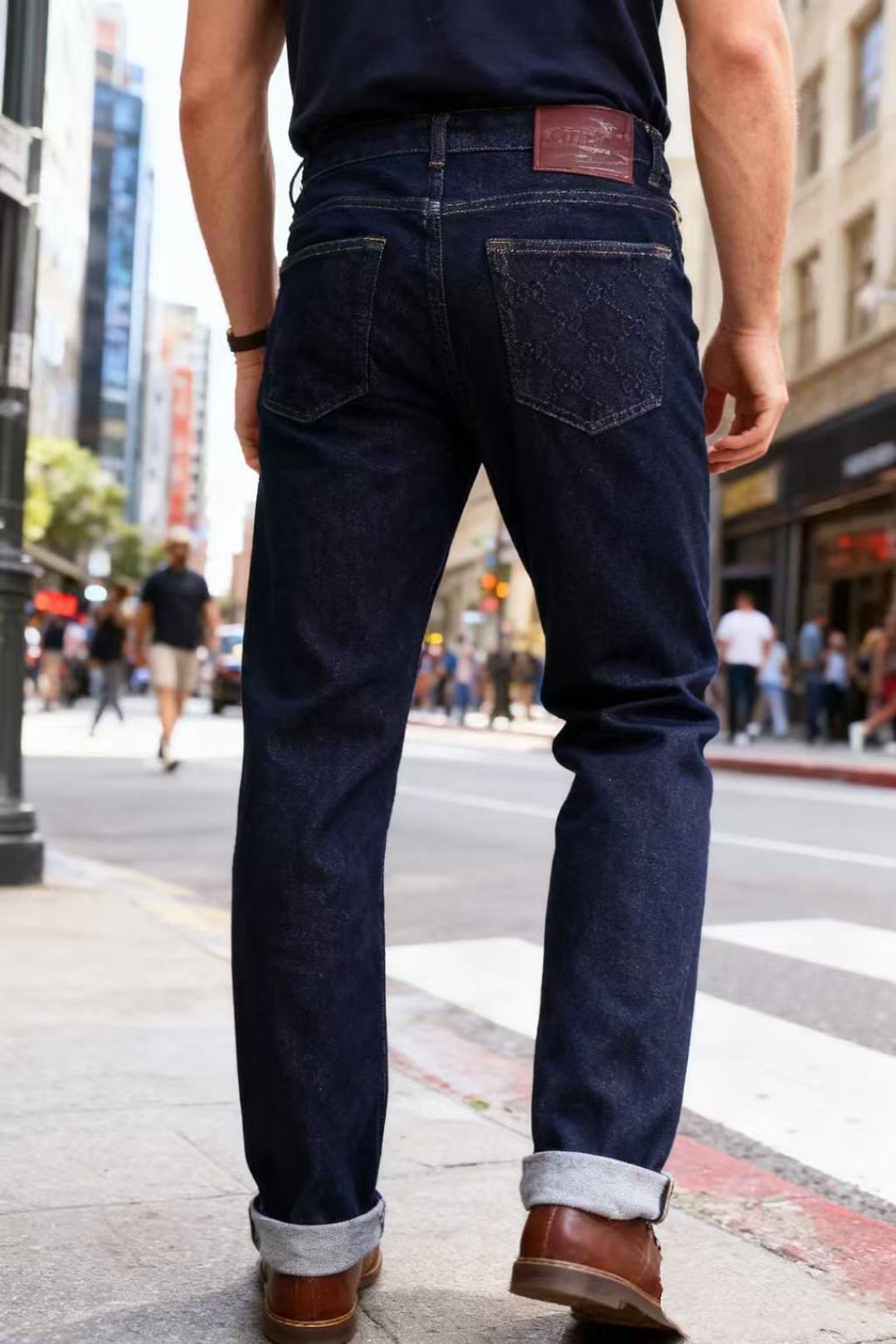 NO:598658,Gucci/Gu*ci. 25 new autumn fashionable men’s jeans are made of customer-washable stretch jeans!  Luxurious classic brand letter logo design!  Therefore, the fashion trend has become one of the biggest selling points and the price-performance ratio is extremely high. There is no confusion or trouble about color conflict. Such a high-end jeans with rich inner fabrics are absolutely fashionable, casual and versatile!  A must-have for trendy men!  Counter sizes are 29-38, no 35/37!  Ships next day!  ,,gucci,jeans,alexander wang19860909古驰/Gu*ci. 25秋季新品时尚男士牛仔裤采用客供水洗弹力牛仔裤！奢华经典品牌字母Logo设计！时尚潮流因此已成为最大卖点之一而性价比又极高,没有颜色冲突的困惑或困扰,这么一款丰富内练高端牛仔裤,绝对时尚休闲百搭款！潮男必备！专柜尺码29-38,无35/37！隔天出货！,,gucci,jeans,alexander wang,Men's clothing