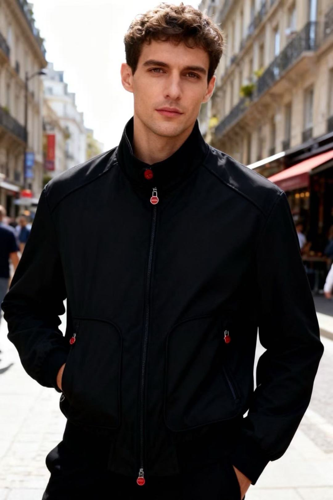 NO:600881,kiton. New products for fall 2026!  Stylish men's stand collar zipper jacket!  Comfortable and versatile, a very popular item!  All three standards are complete!  The luxury classic brand's letter LOGO is made of comfortable windproof fabrics with high weight. The texture is very delicate, and the details and craftsmanship are exquisite. The accessories are all supplied by foreign merchants. It is a highly moldable item. Its appearance on the street is absolutely eye-catching. It is an excellent piece of equipment that is one of a kind!  Counter sizes M-3XL, shipped the next day!  ,,jackets & coats,alexander wang19860909kiton. 2026秋季新品！时尚男士立领拉链夹克！舒适百搭,人气极高的一款单品！三标齐全！奢华经典品牌字母LOGO搭配采用舒适防风面料高克重材质,质感非常细腻,细节工艺精湛考究,辅料皆为外商客供,塑造性极高的一款单品,出街造型绝对招眼吸睛,万里挑一的绝佳装备！专柜尺码M-3XL,隔天出货！,,jackets & coats,alexander wang,Men's clothing