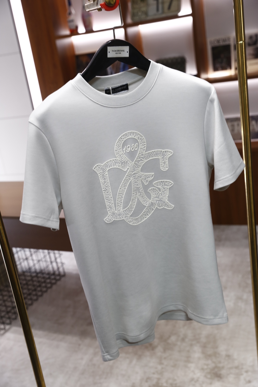 🔥杜嘉班纳/Dolce & Gabbana.2025秋季新款！时尚男士圆领短袖🍃采用进口舒适保暖棉面料👍