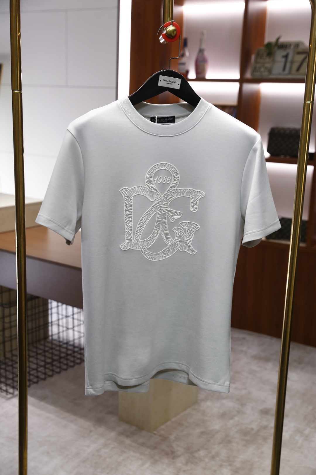 🔥杜嘉班纳/Dolce & Gabbana.2025秋季新款！时尚男士圆领短袖🍃采用进口舒适保暖棉面料👍