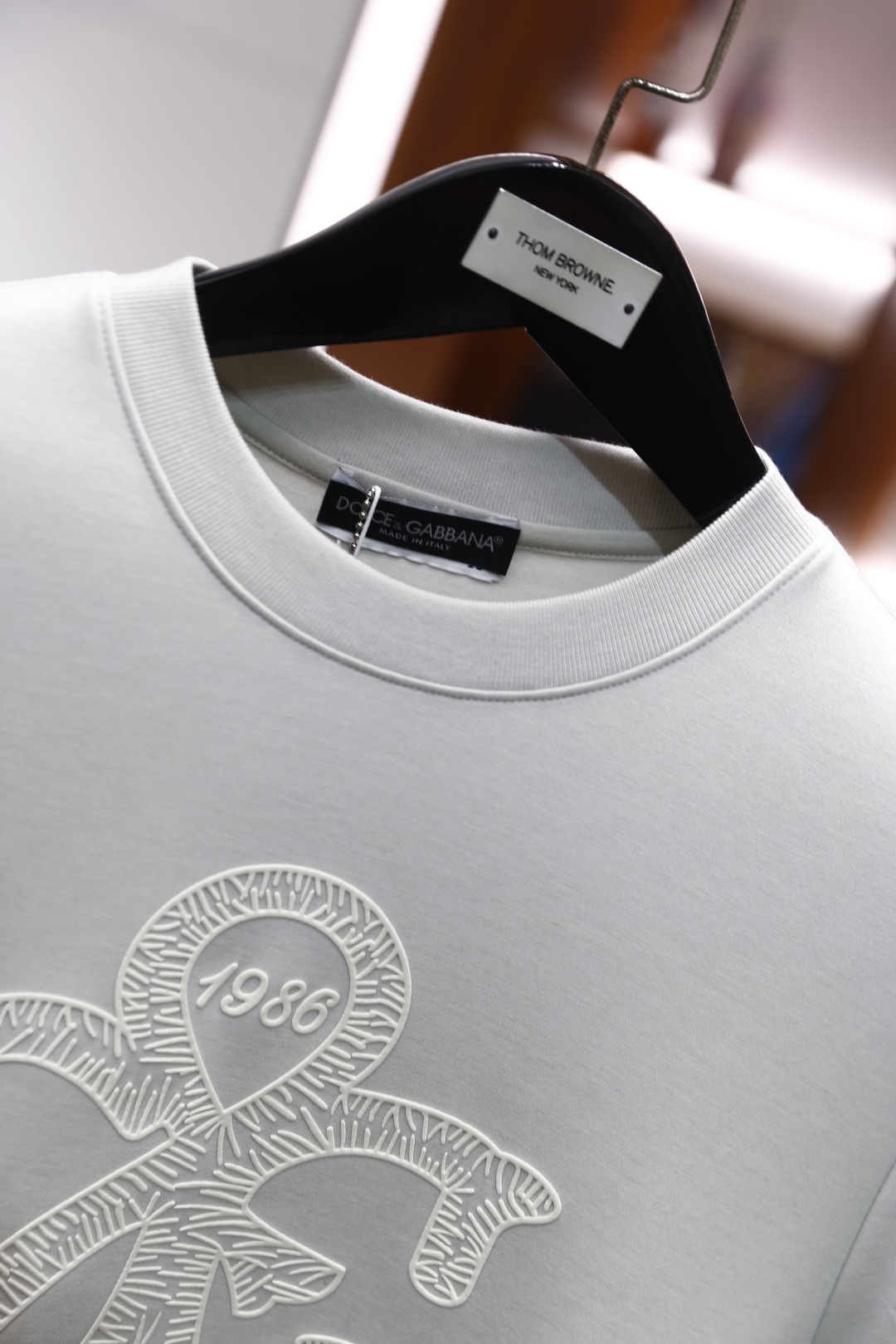 🔥杜嘉班纳/Dolce & Gabbana.2025秋季新款！时尚男士圆领短袖🍃采用进口舒适保暖棉面料👍