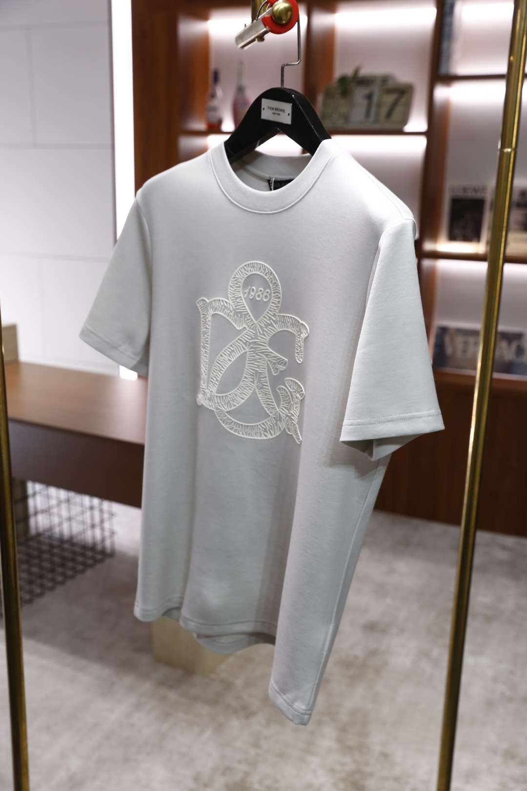 🔥杜嘉班纳/Dolce & Gabbana.2025秋季新款！时尚男士圆领短袖🍃采用进口舒适保暖棉面料👍