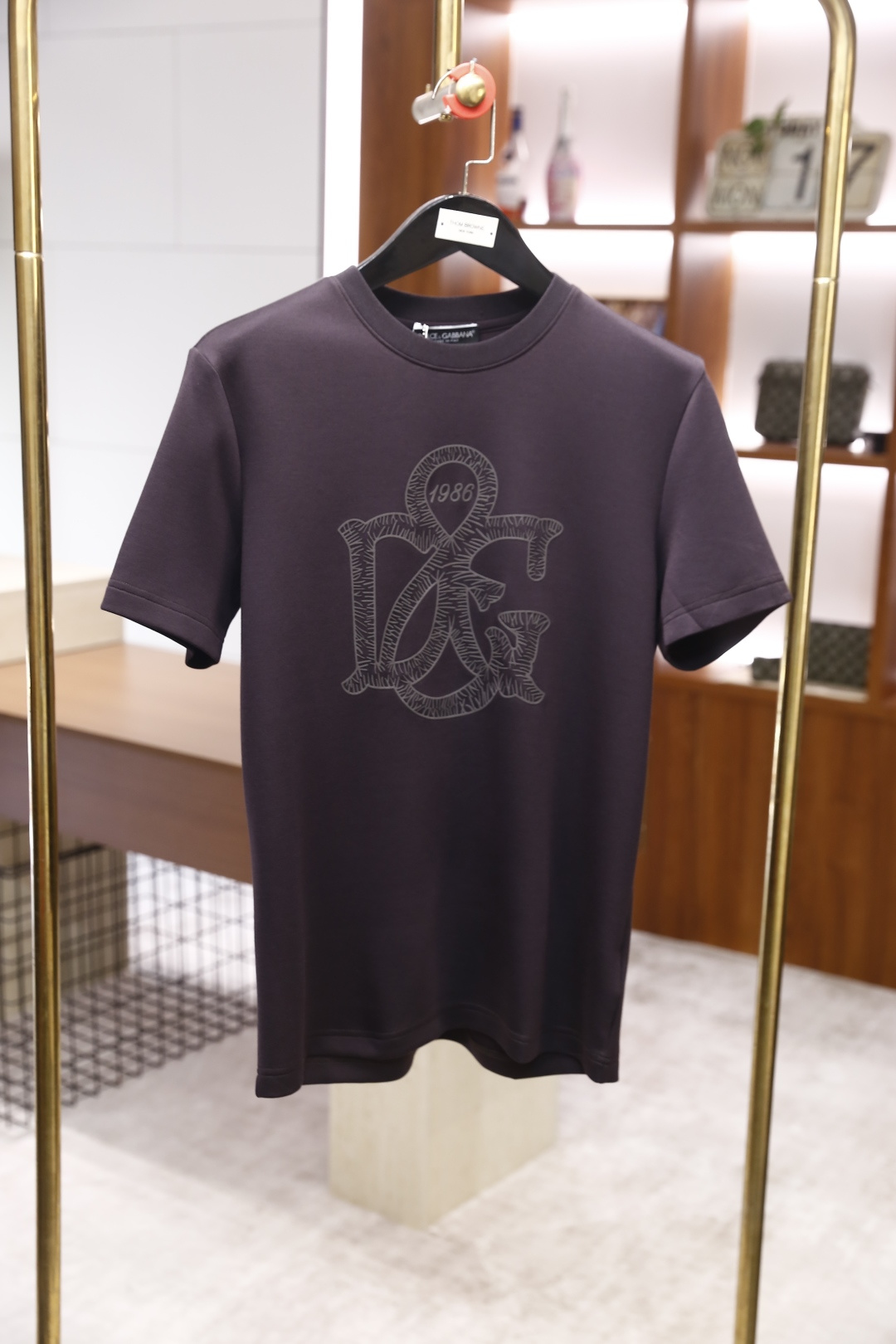 🔥杜嘉班纳/Dolce & Gabbana.2025秋季新款！时尚男士圆领短袖🍃采用进口舒适保暖棉面料👍