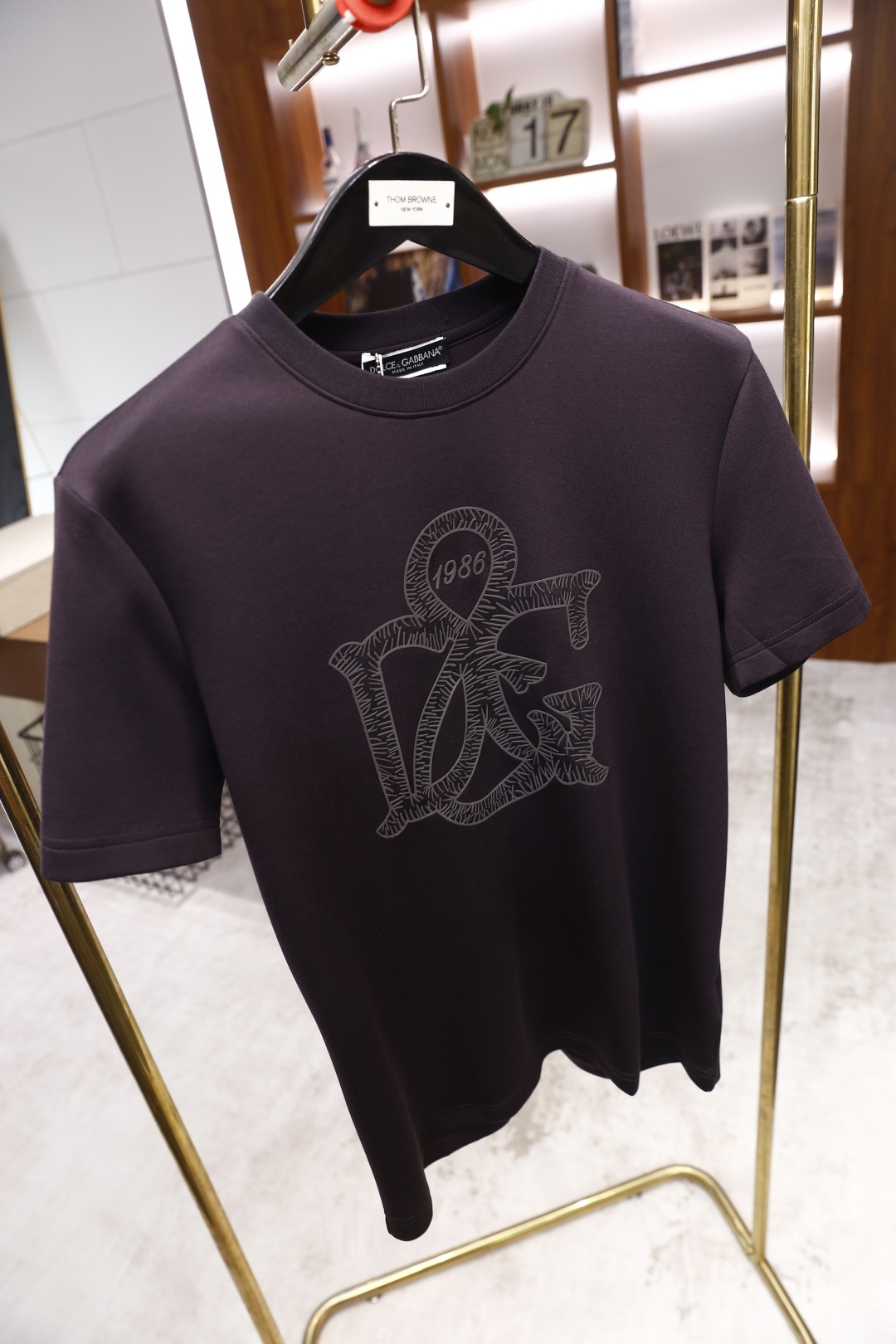 🔥杜嘉班纳/Dolce & Gabbana.2025秋季新款！时尚男士圆领短袖🍃采用进口舒适保暖棉面料👍