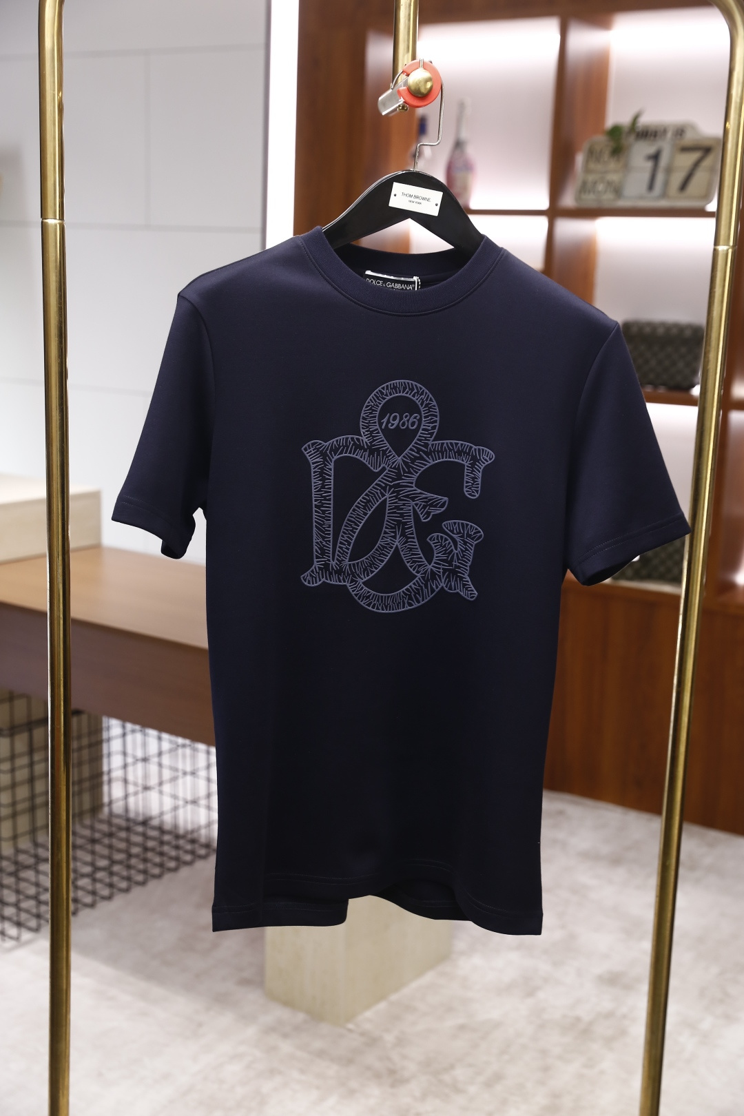 🔥杜嘉班纳/Dolce & Gabbana.2025秋季新款！时尚男士圆领短袖🍃采用进口舒适保暖棉面料👍