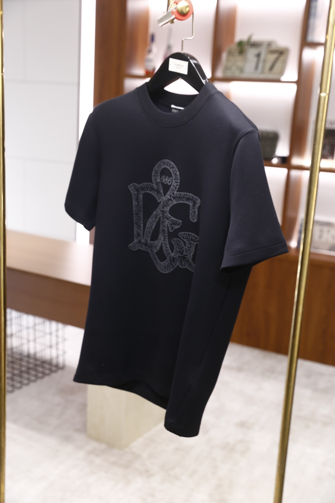 🔥杜嘉班纳/Dolce & Gabbana.2025秋季新款！时尚男士圆领短袖🍃采用进口舒适保暖棉面料👍