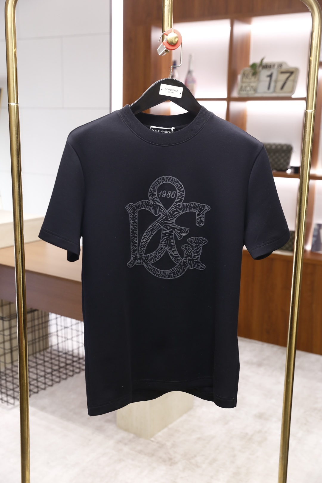 🔥杜嘉班纳/Dolce & Gabbana.2025秋季新款！时尚男士圆领短袖🍃采用进口舒适保暖棉面料👍