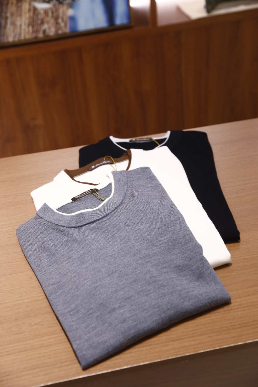 🔥杰尼*/Ze*na.2025秋冬新款男士经典假两件针织衫👍采用高档顶级针织面料，舒适保暖极佳 可防静电