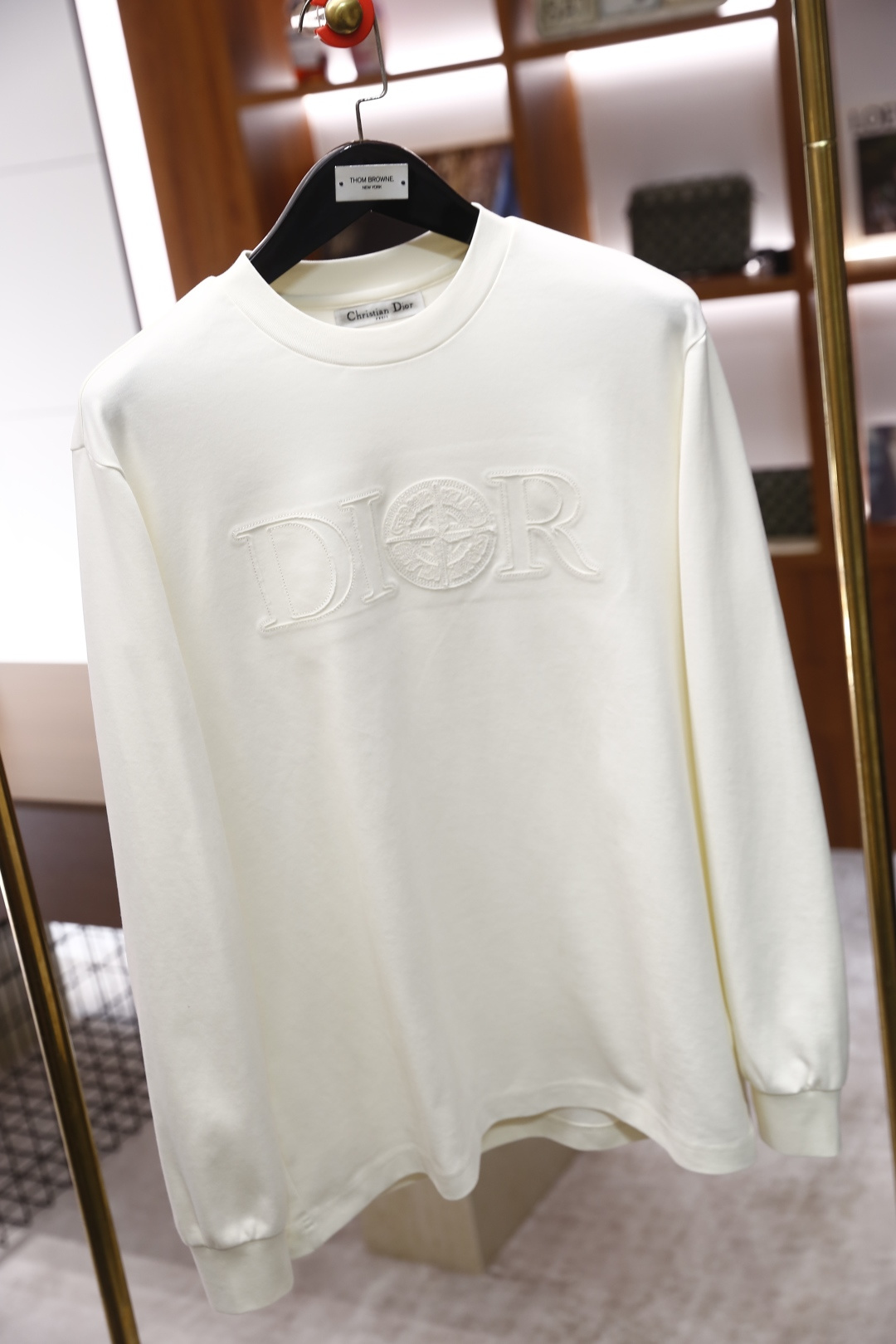 🔥迪奥/Christian D*or.2025秋冬新款男士长袖卫衣🆕经典圆领设计！采用舒适保暖面料！上身