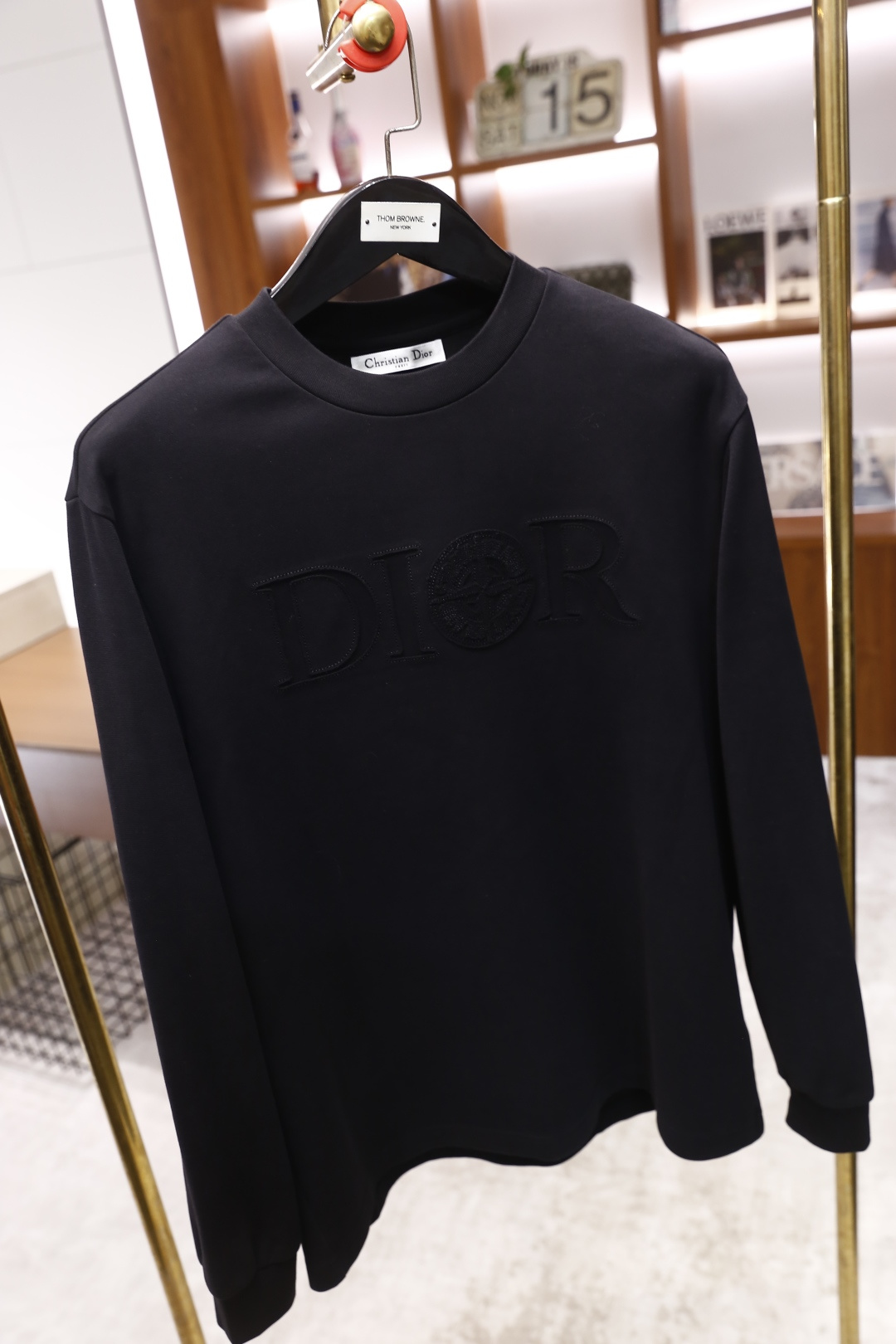 🔥迪奥/Christian D*or.2025秋冬新款男士长袖卫衣🆕经典圆领设计！采用舒适保暖面料！上身