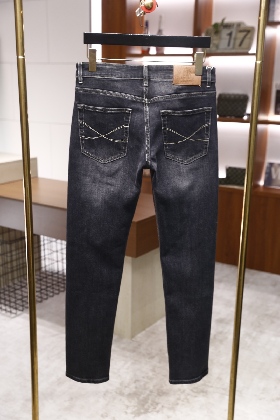 🔥Bc.25秋季新品时尚男士牛仔裤👖采用客供水洗弹力牛仔裤！奢华经典品牌原版Logo设计！时尚潮流因此已