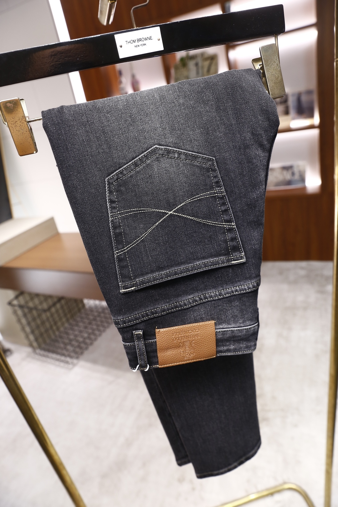 🔥Bc.25秋季新品时尚男士牛仔裤👖采用客供水洗弹力牛仔裤！奢华经典品牌原版Logo设计！时尚潮流因此已