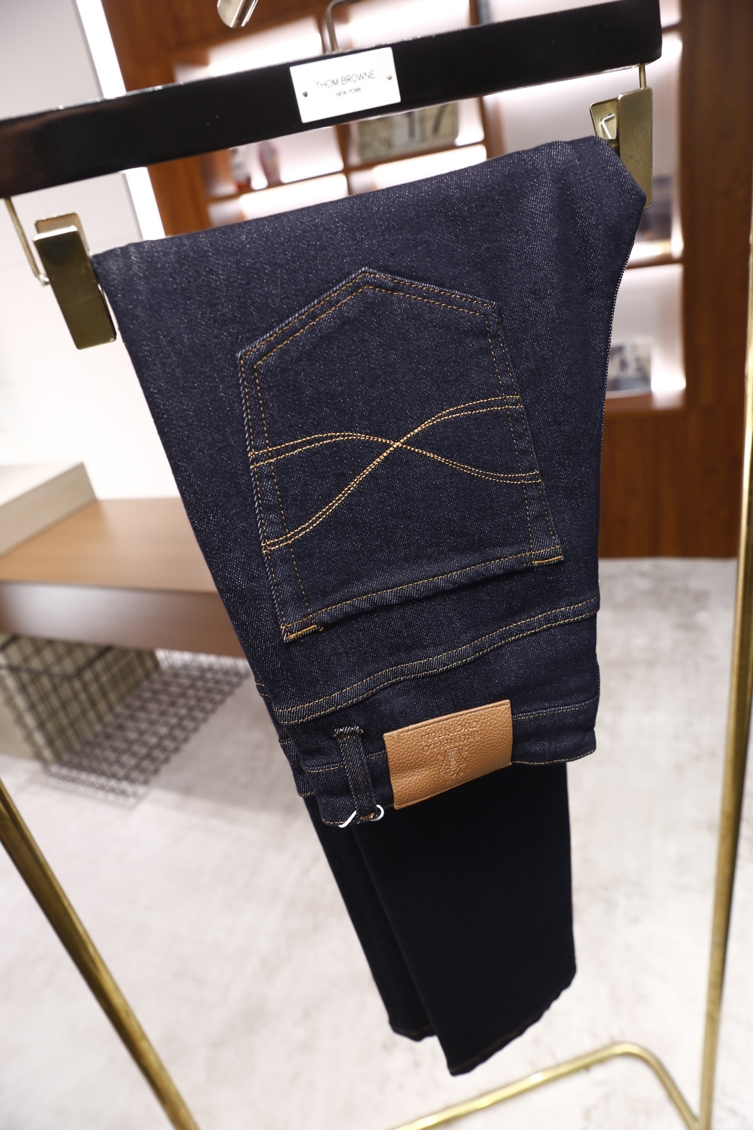 🔥Bc.25秋季新品时尚男士牛仔裤👖采用客供水洗弹力牛仔裤！奢华经典品牌原版Logo设计！时尚潮流因此已