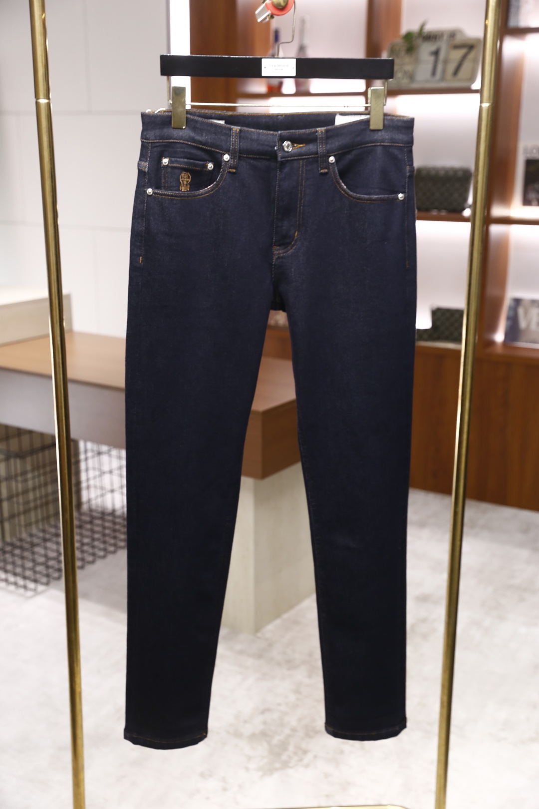 🔥Bc.25秋季新品时尚男士牛仔裤👖采用客供水洗弹力牛仔裤！奢华经典品牌原版Logo设计！时尚潮流因此已