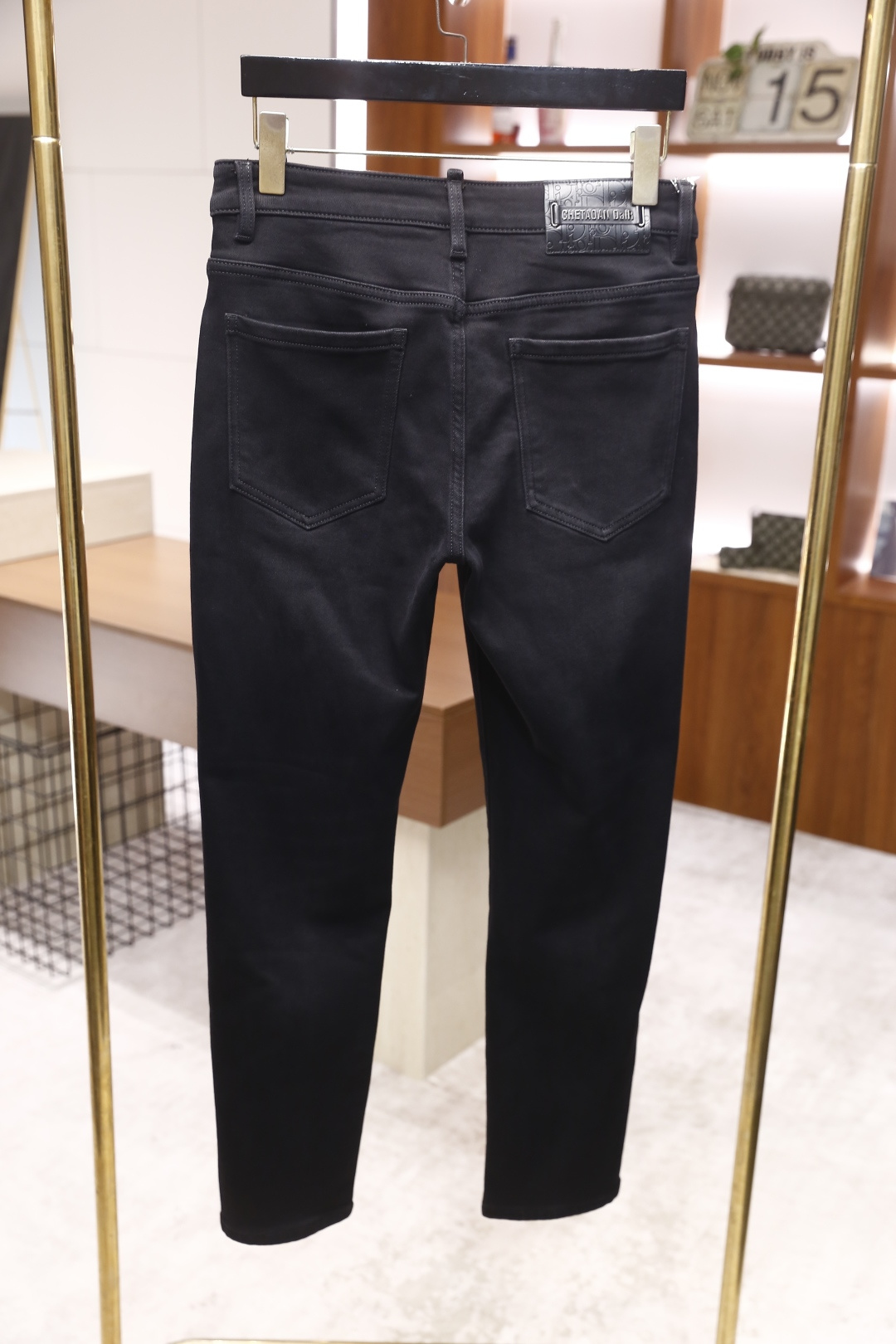 🔥迪奥/Christian Di*r.2025秋季新款原单高端男士深色百搭休闲牛仔裤！奢华经典品牌定制L