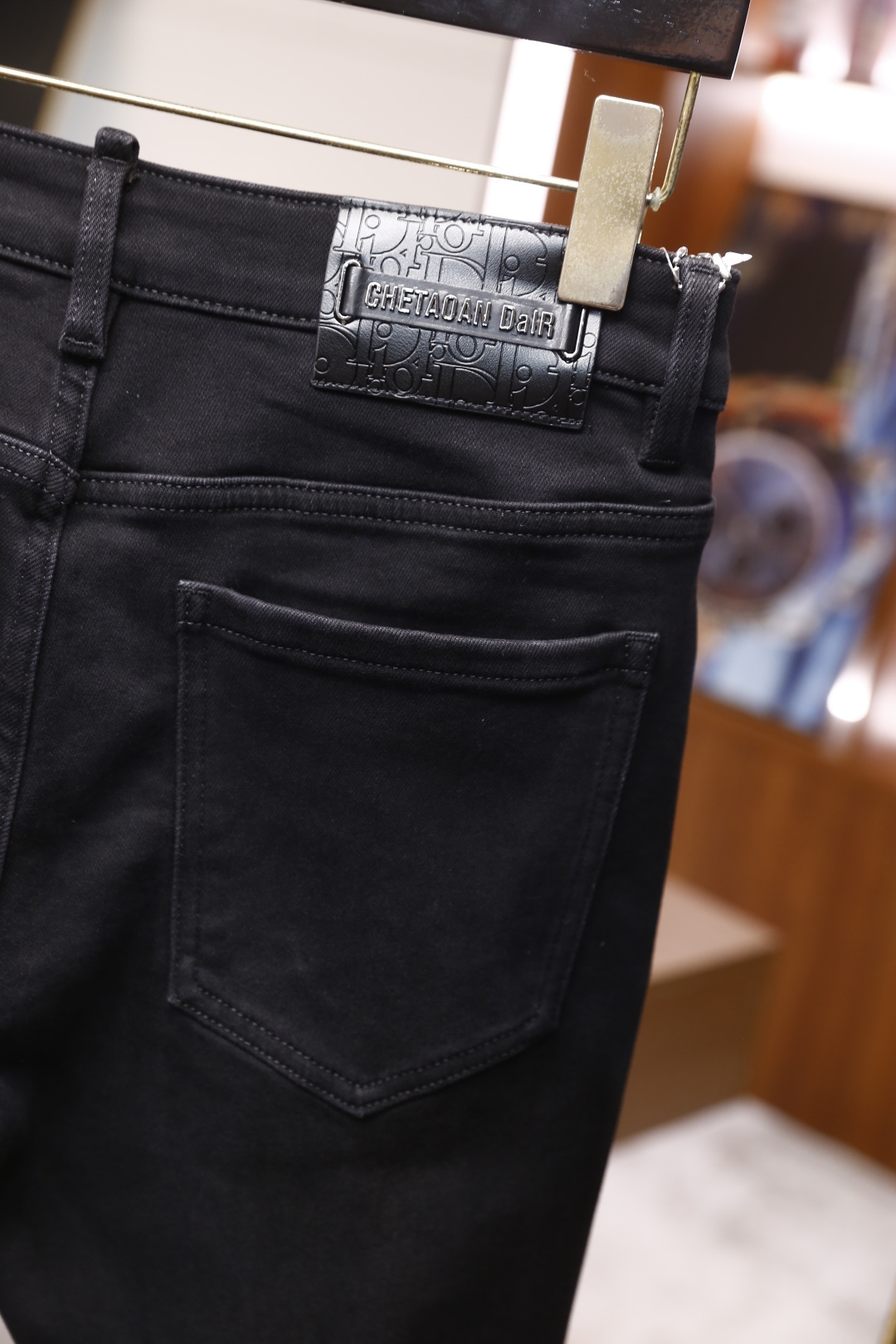 🔥迪奥/Christian Di*r.2025秋季新款原单高端男士深色百搭休闲牛仔裤！奢华经典品牌定制L